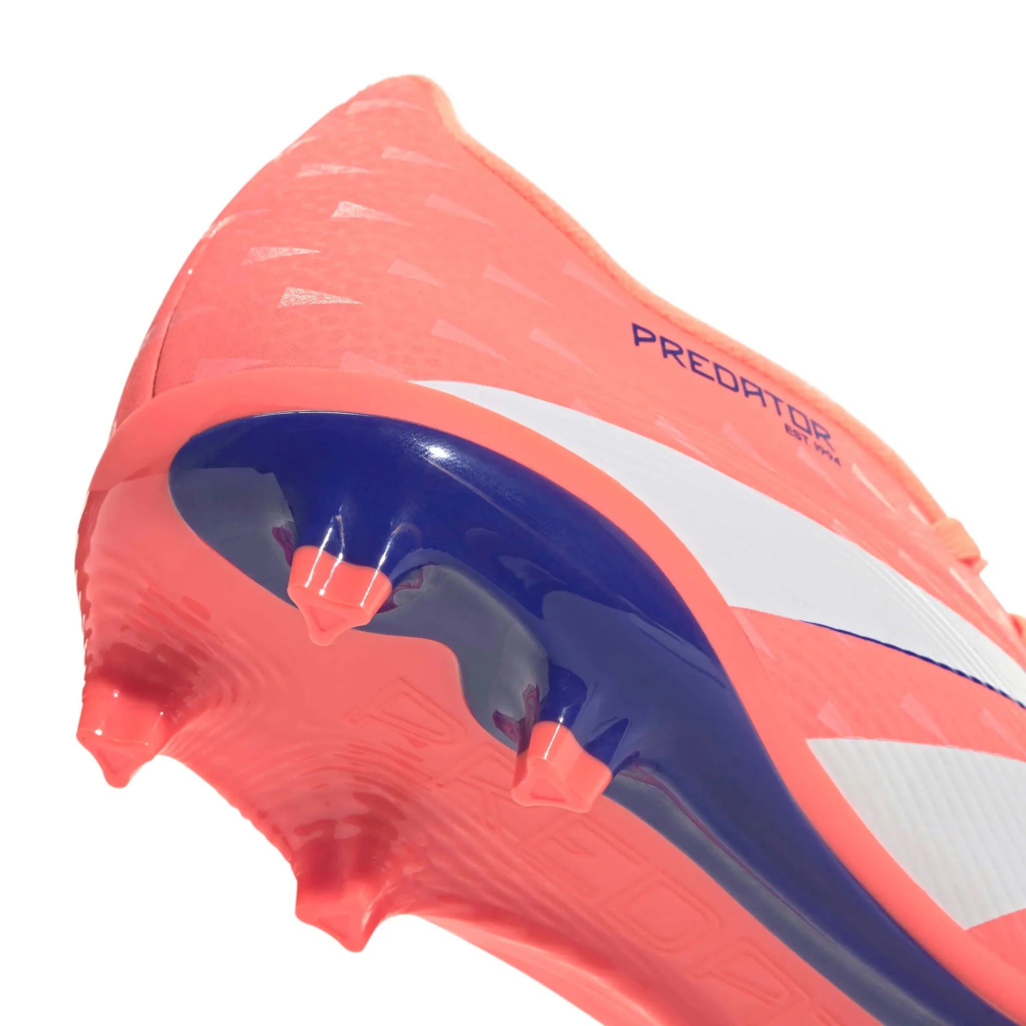 adidas Junior Predator League Firm/Multi Ground Soccer Cleats - Coral Blaze Pack (FA25) 8