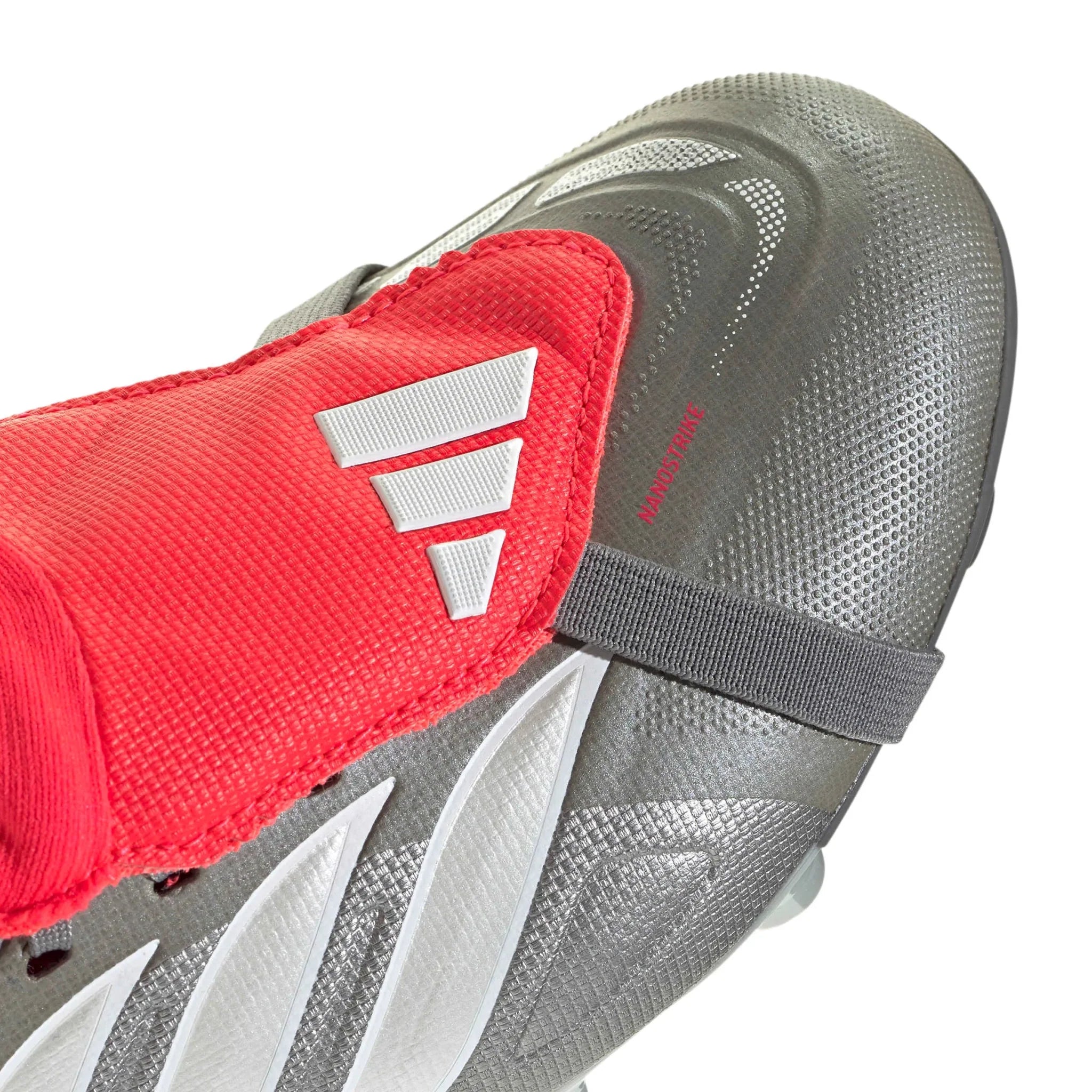 adidas Junior Predator League Fold-Over Tongue Firm Ground Soccer Cleats - Finishers Steel Pack (SP26) 7
