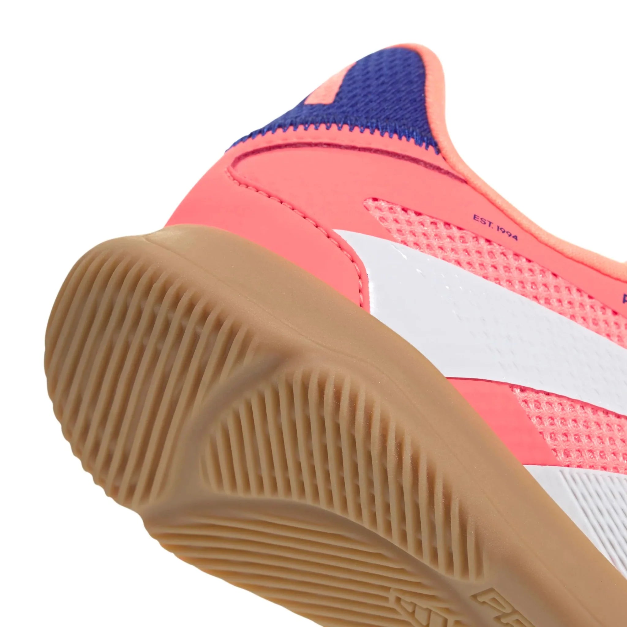 adidas Junior Predator League Indoor Soccer Shoes - Coral Blaze Pack (FA25) 8