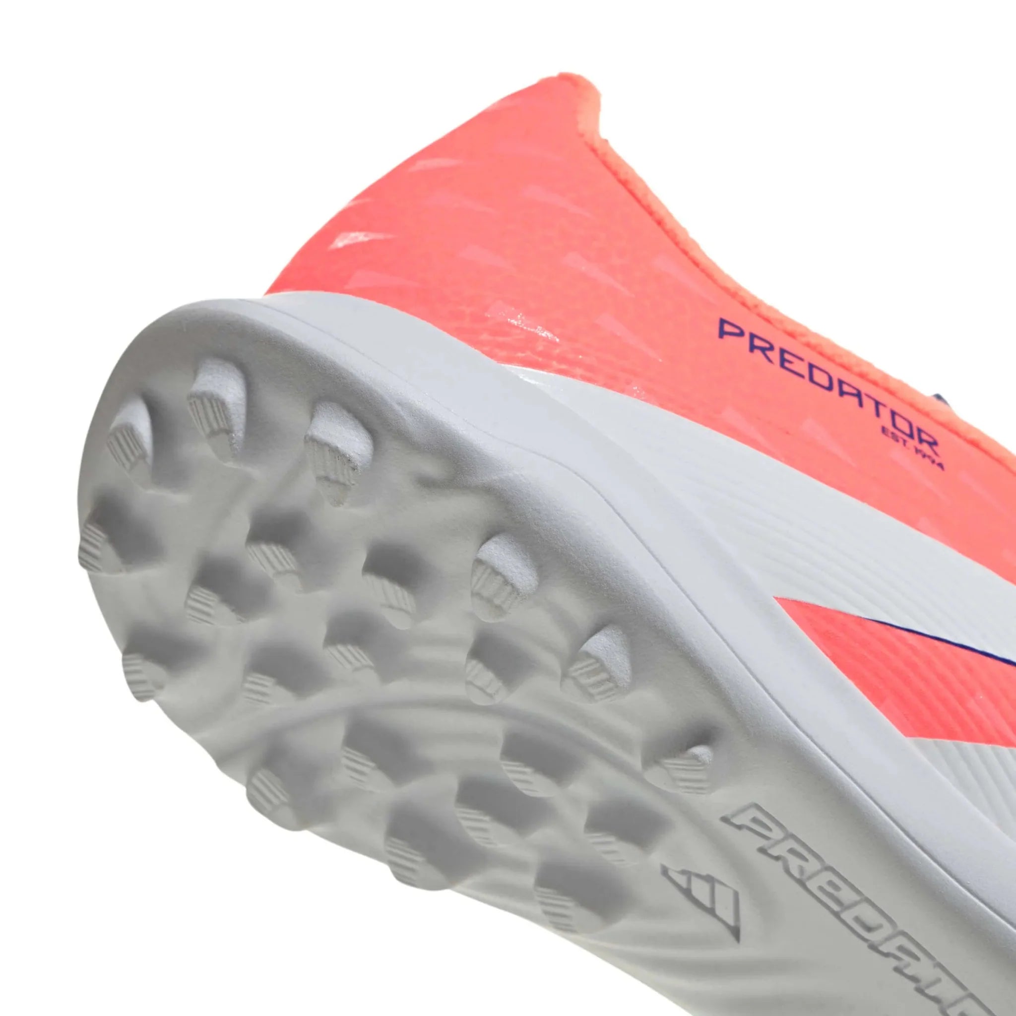 adidas Junior Predator League Turf Soccer Shoes - Coral Blaze Pack (FA25) 8