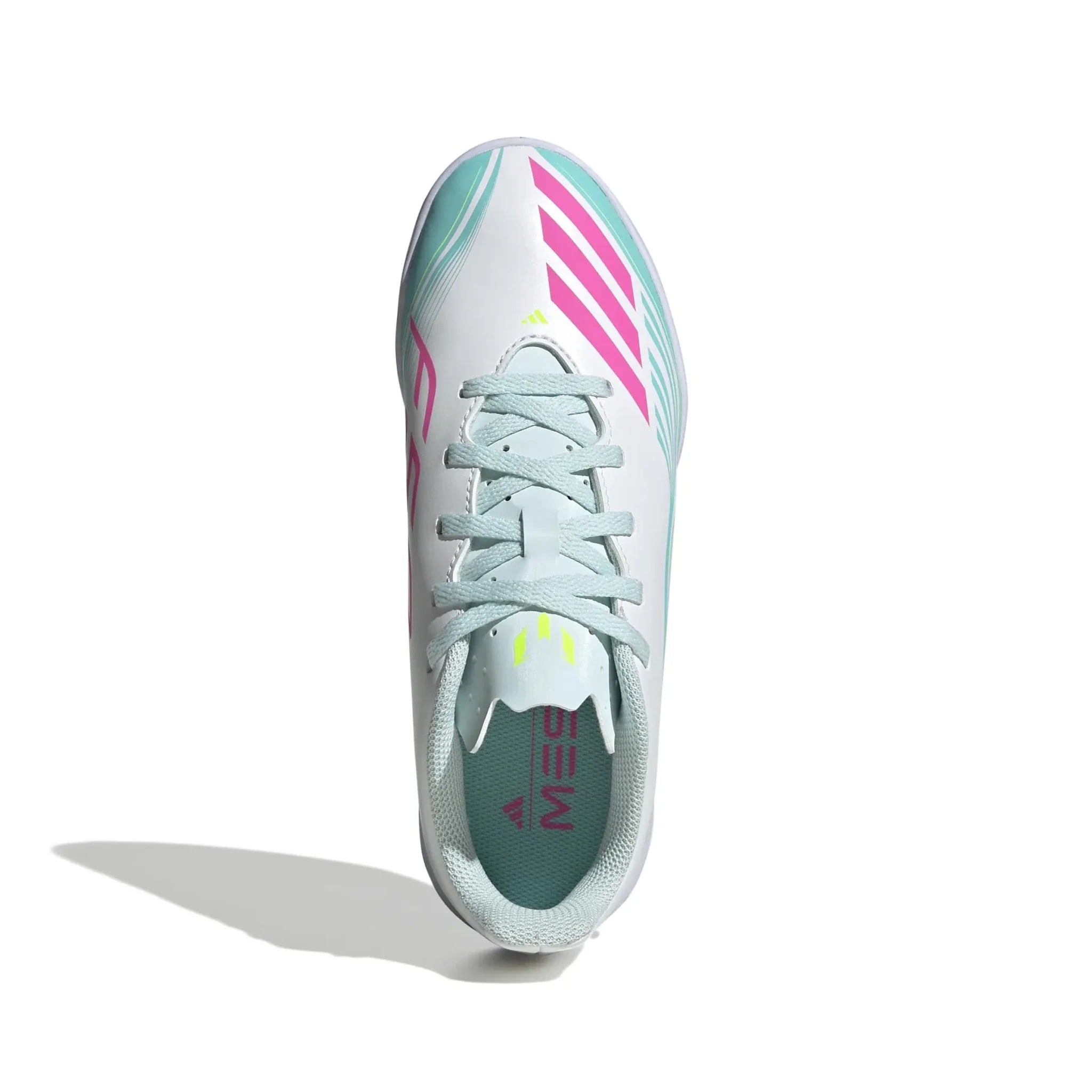 adidas Junior F50 Messi Club Indoor Soccer Shoes - Messi Aurora Radiante Pack (SP26) 5