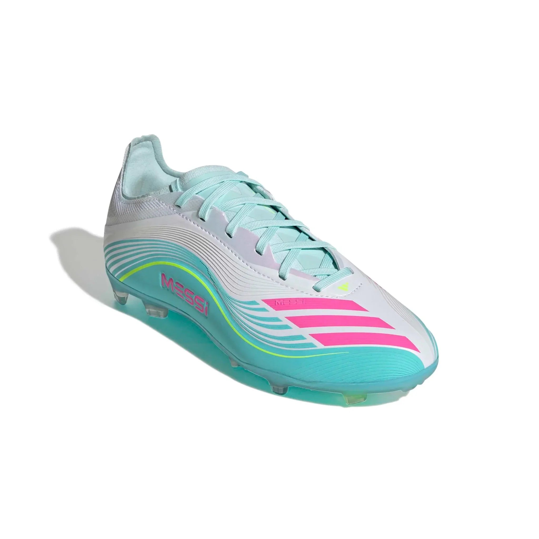 adidas Junior F50 Messi Elite Firm Ground Soccer Cleats - Messi Aurora Radiante Pack (SP26) 3