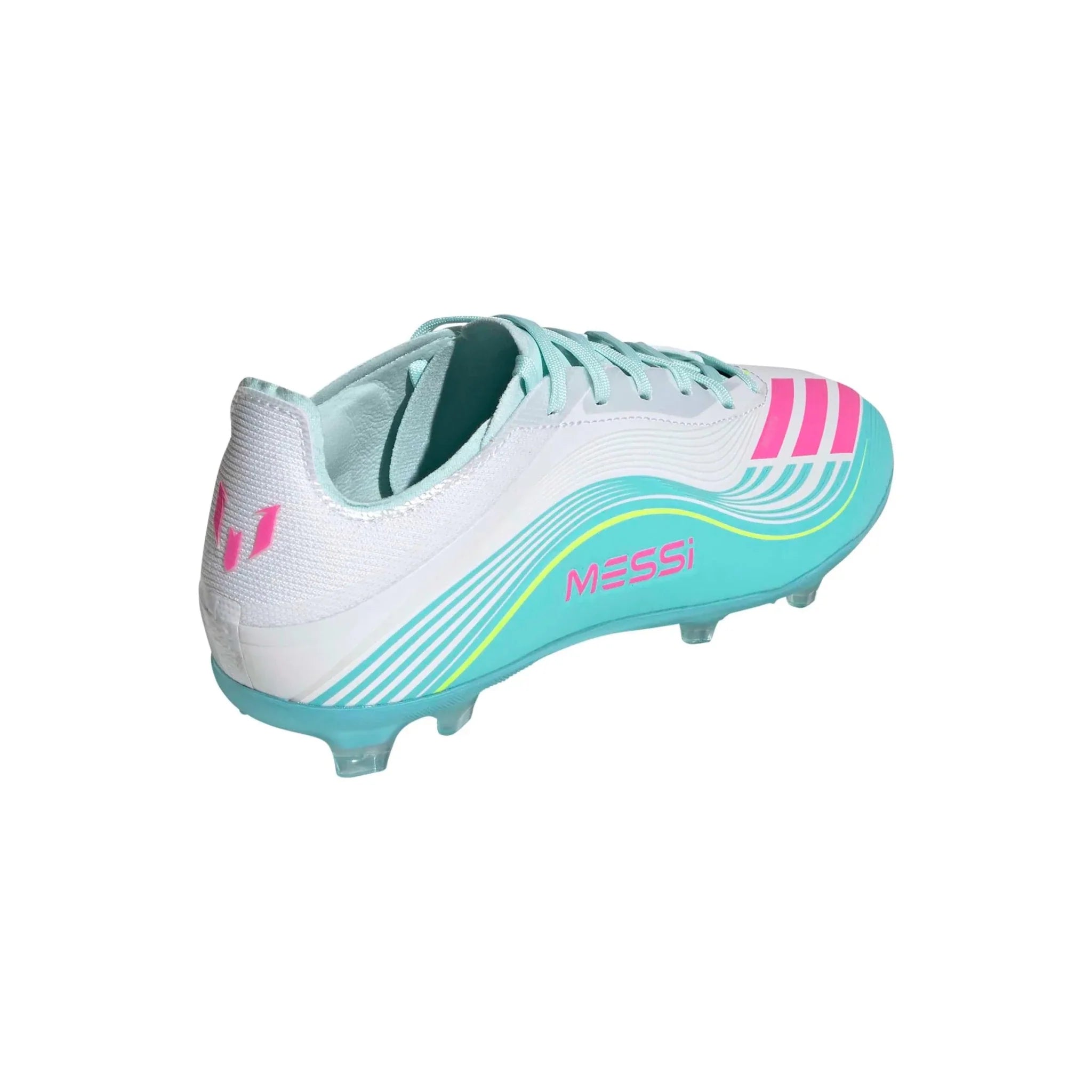 adidas Junior F50 Messi Elite Firm Ground Soccer Cleats - Messi Aurora Radiante Pack (SP26) 4