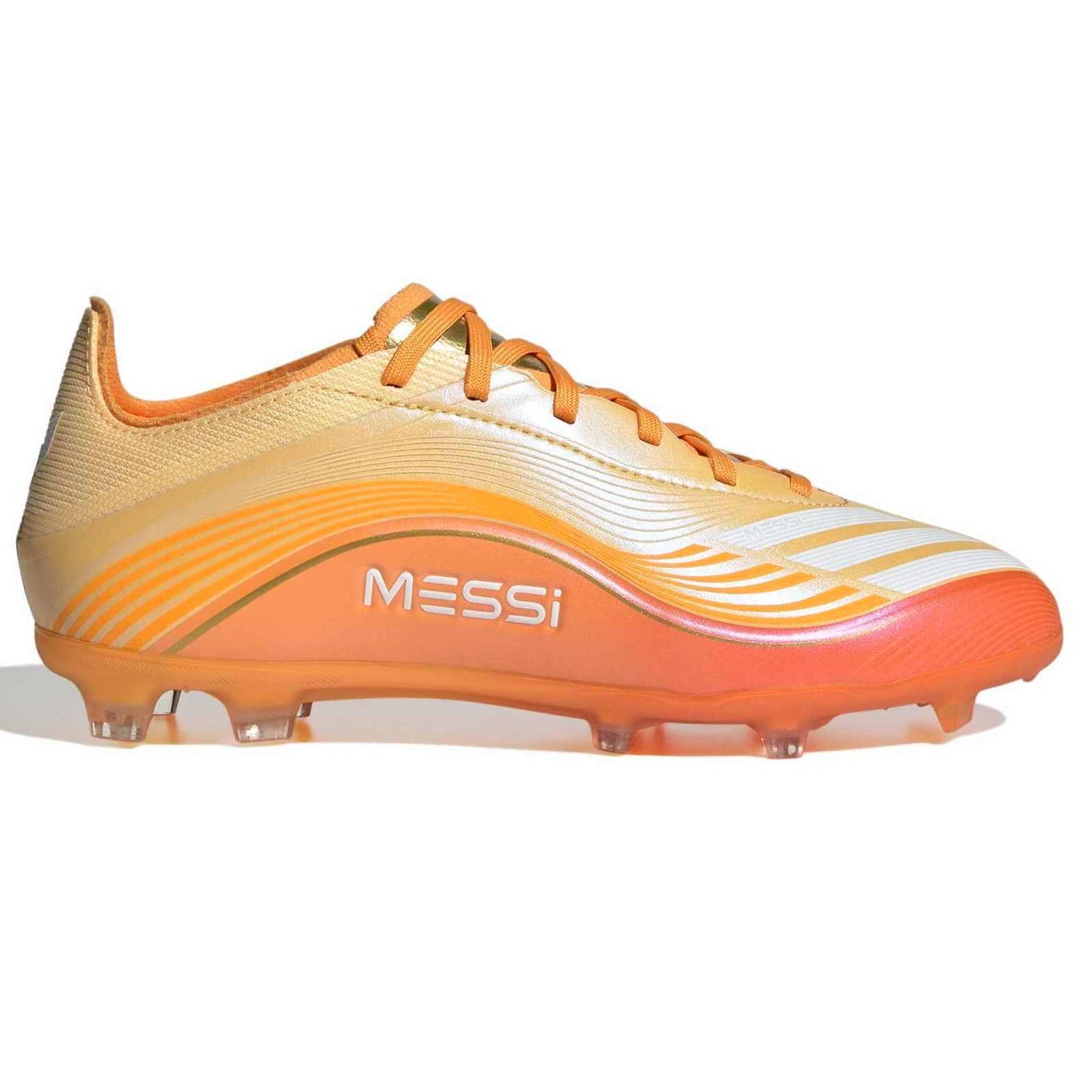 adidas Junior F50 Messi Elite Firm Ground Soccer Cleats - Messi Hora Dorada Pack (SP26) 1