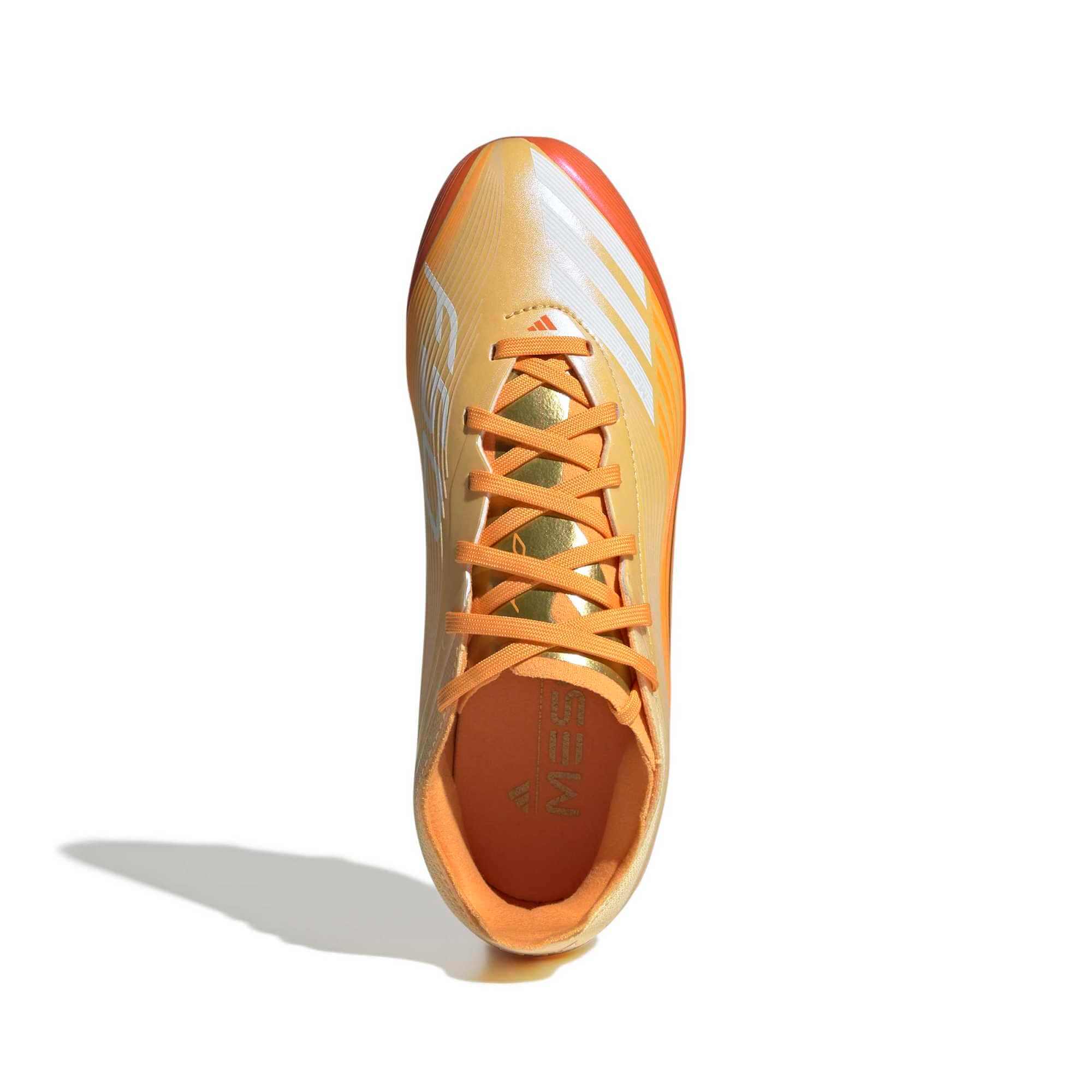adidas Junior F50 Messi Elite Firm Ground Soccer Cleats - Messi Hora Dorada Pack (SP26) 5