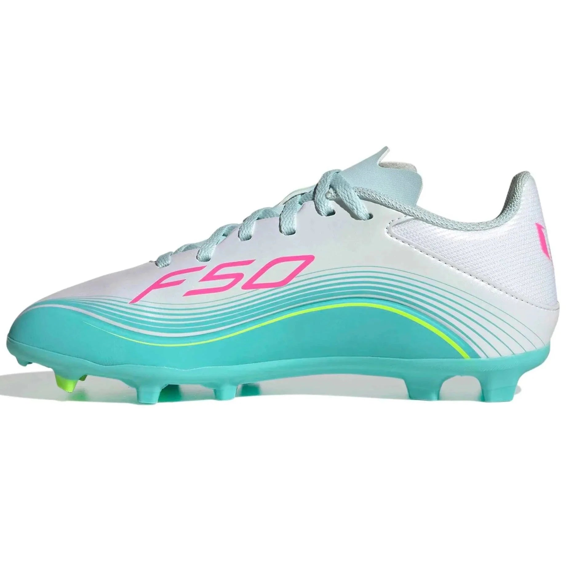 adidas Junior F50 Messi League Firm/Multi Ground Soccer Cleats - Messi Aurora Radiante Pack (SP26) 2