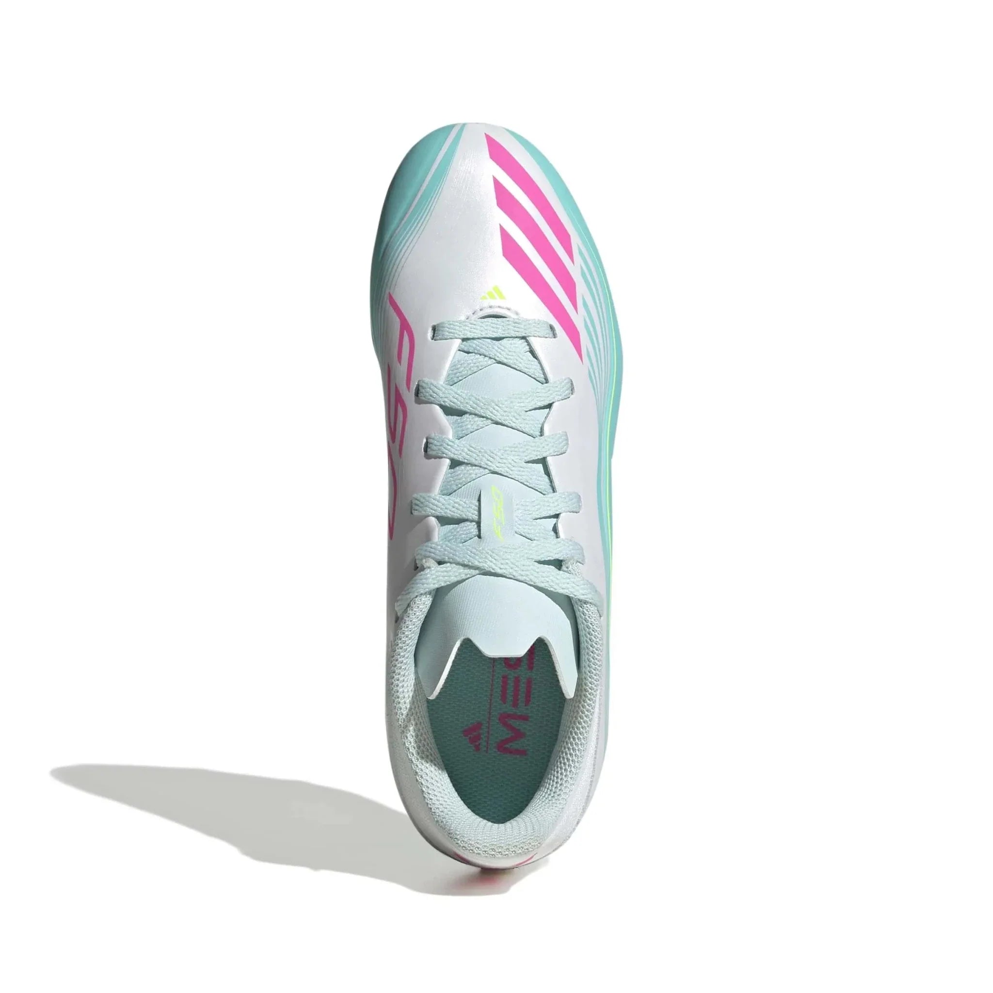 adidas Junior F50 Messi League Firm/Multi Ground Soccer Cleats - Messi Aurora Radiante Pack (SP26) 5