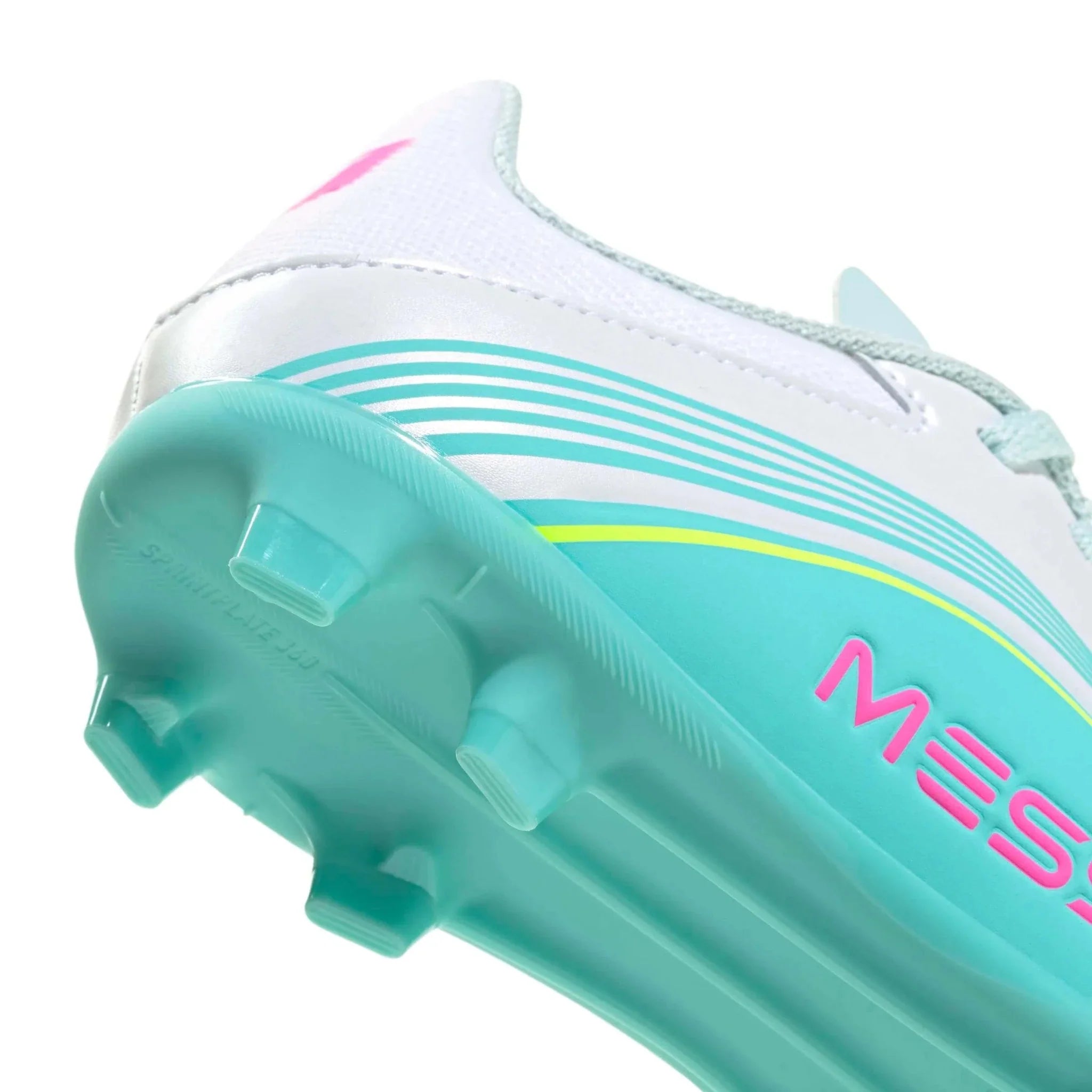 adidas Junior F50 Messi League Firm/Multi Ground Soccer Cleats - Messi Aurora Radiante Pack (SP26) 8