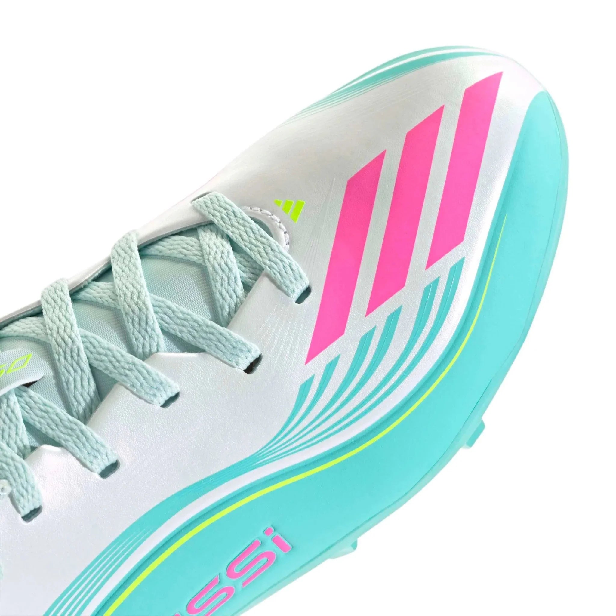 adidas Junior F50 Messi League Firm/Multi Ground Soccer Cleats - Messi Aurora Radiante Pack (SP26) 7