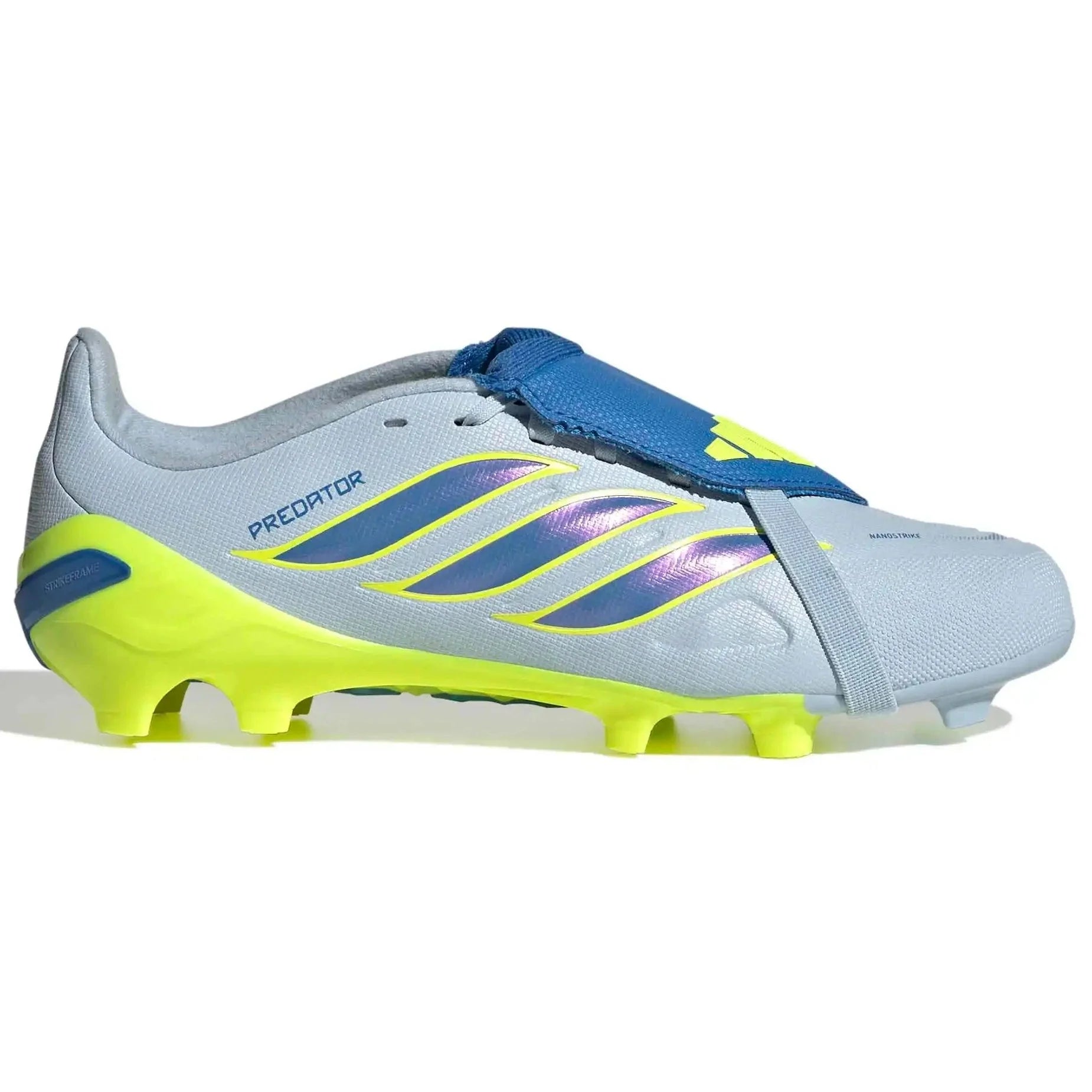 adidas Junior Predator League Fold-Over Tongue Firm Ground Soccer Cleats - Ice Cold Precision Pack (SP26) 1