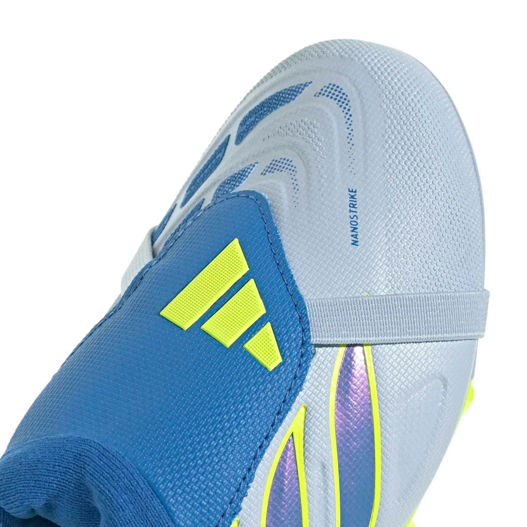 adidas Junior Predator League Fold-Over Tongue Firm Ground Soccer Cleats - Ice Cold Precision Pack (SP26) 7