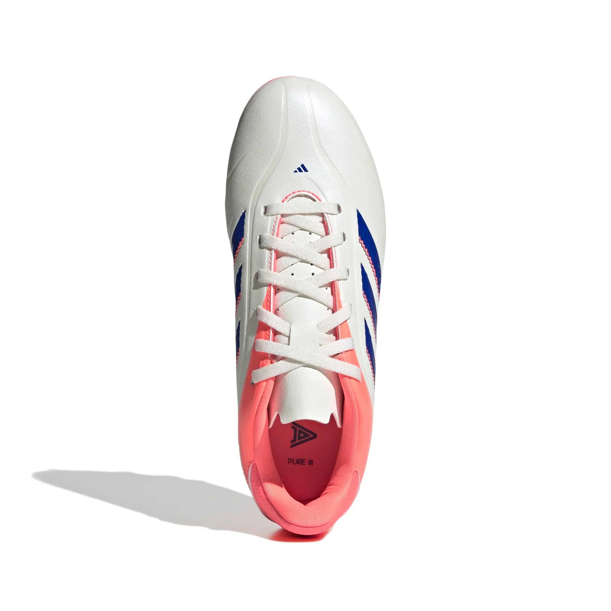 adidas Kids Copa Pure III Club Firm/Multi Ground Soccer Cleats - Coral Blaze Pack (FA25) 5