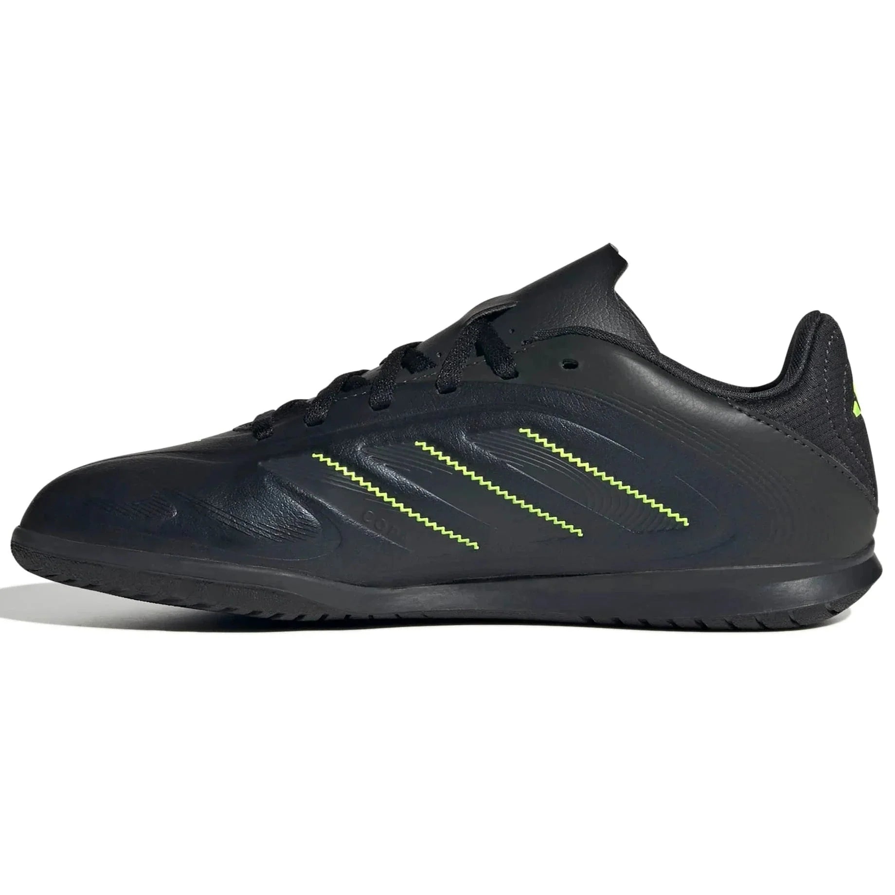 adidas Kids Copa Pure III Club Indoor Soccer Shoes - Electric Stealth Pack (FA25) 2