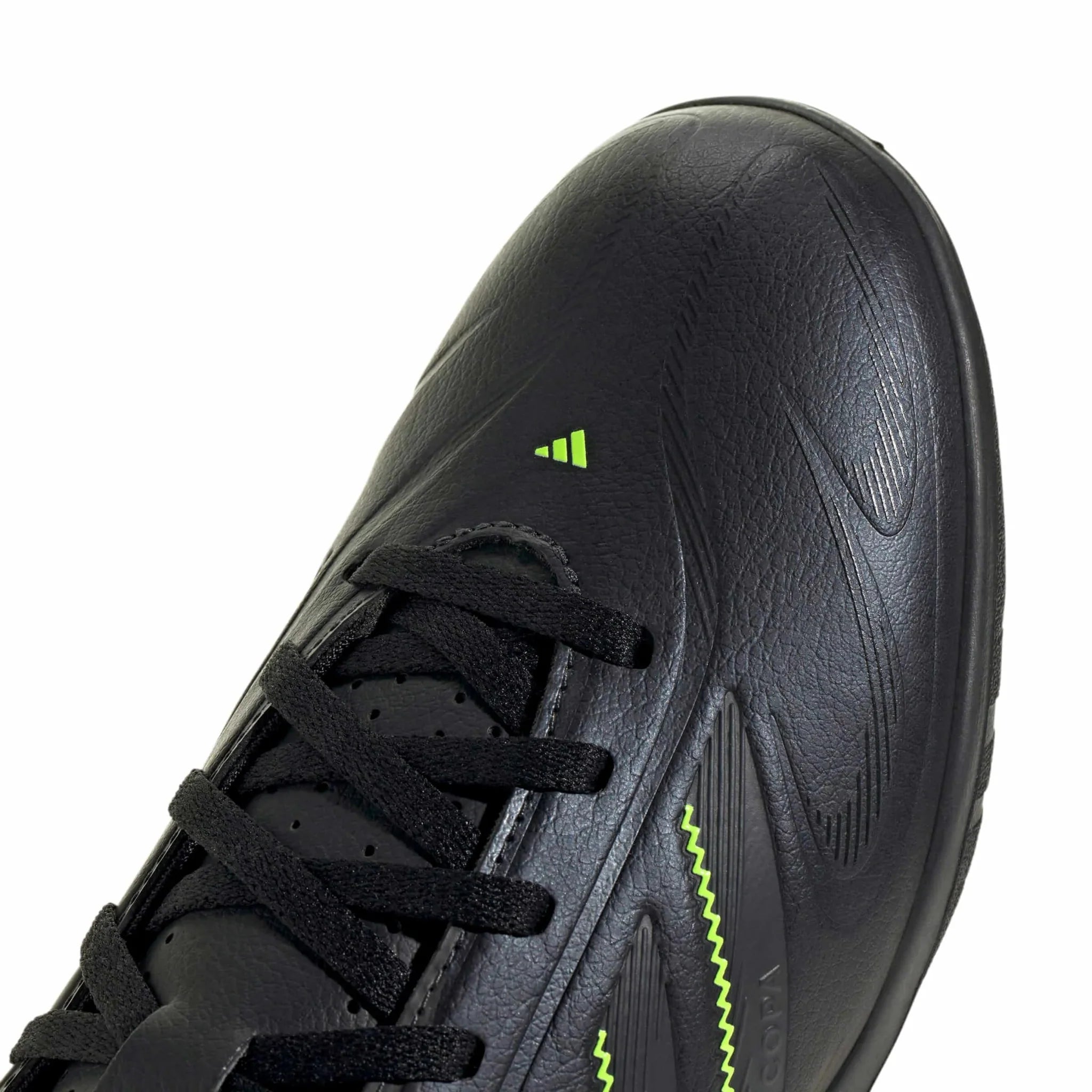 adidas Kids Copa Pure III Club Indoor Soccer Shoes - Electric Stealth Pack (FA25) 7