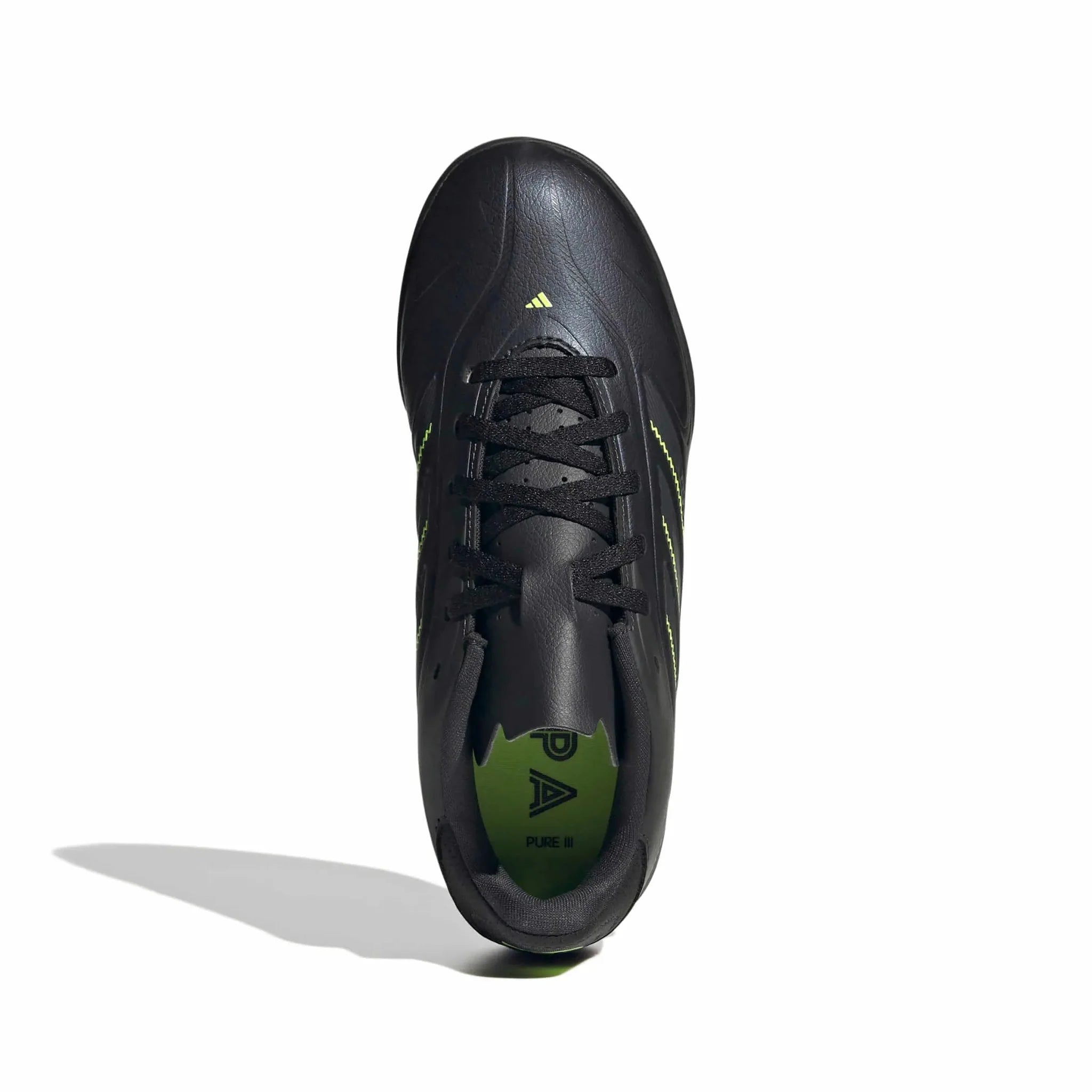 adidas Kids Copa Pure III Club Indoor Soccer Shoes - Electric Stealth Pack (FA25) 5