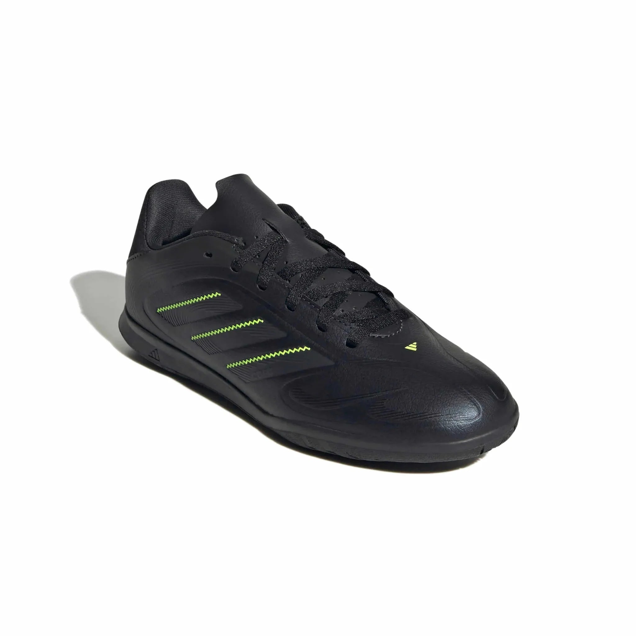 adidas Kids Copa Pure III Club Indoor Soccer Shoes - Electric Stealth Pack (FA25) 3