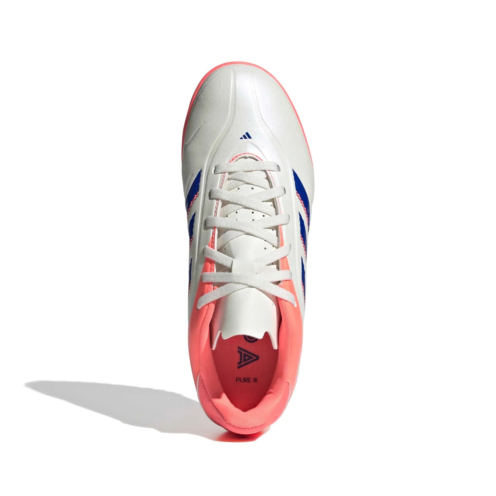 adidas Kids Copa Pure III Club Turf Soccer Shoes - Coral Blaze Pack (FA25) 5