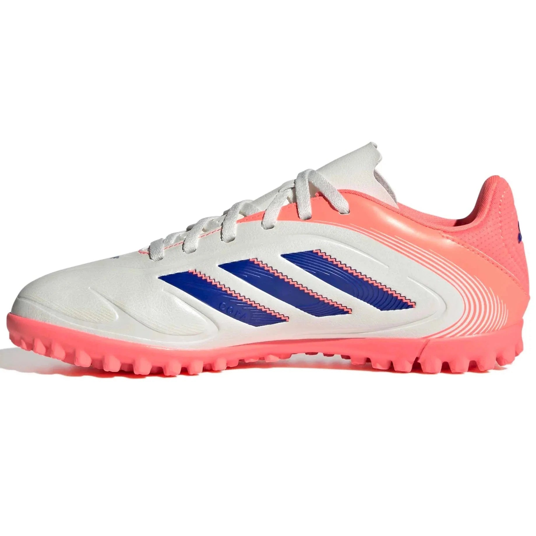 adidas Kids Copa Pure III Club Turf Soccer Shoes - Coral Blaze Pack (FA25) 2