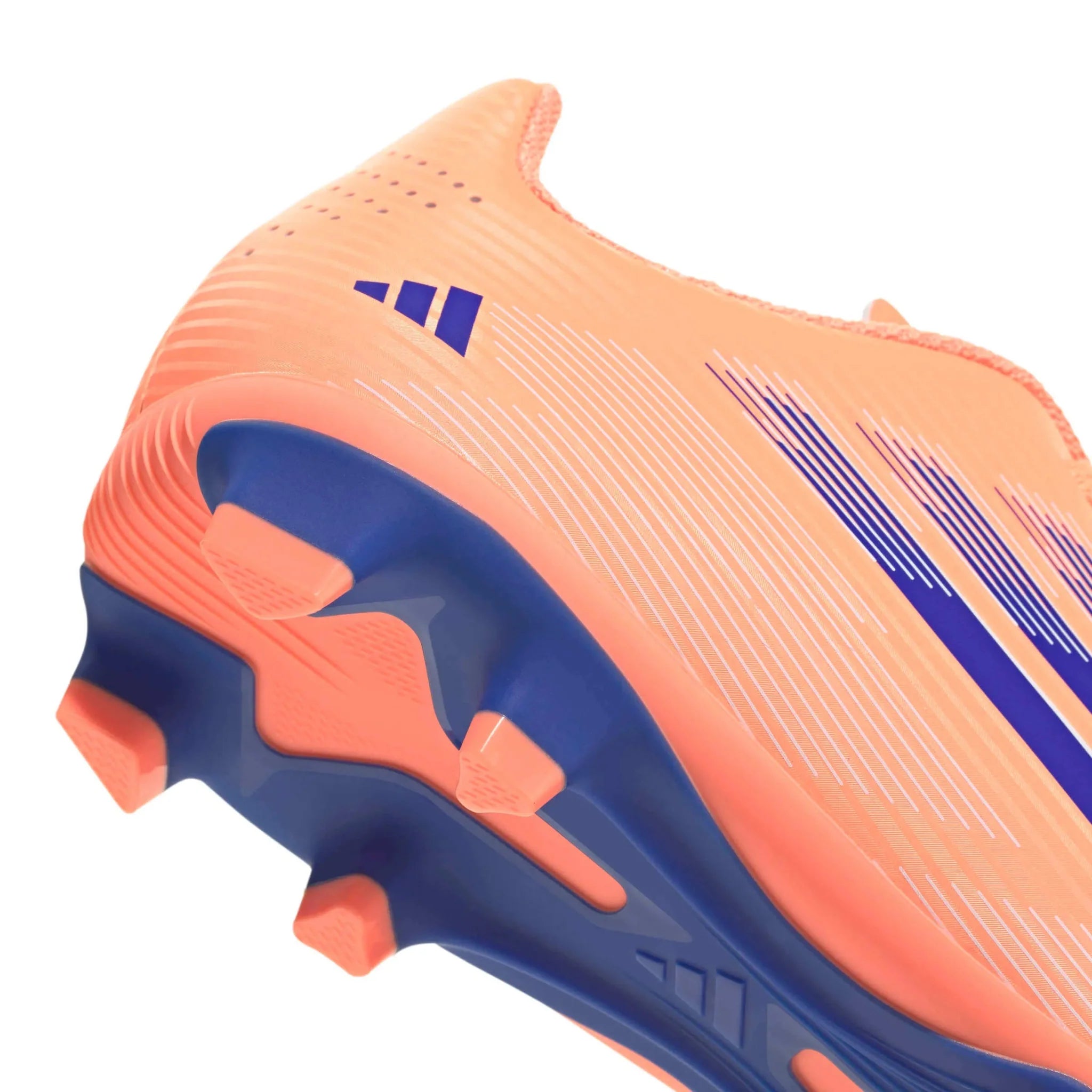 adidas Kids F50 Club Firm/Multi Ground Soccer Cleats - Coral Blaze Pack (FA25) 8