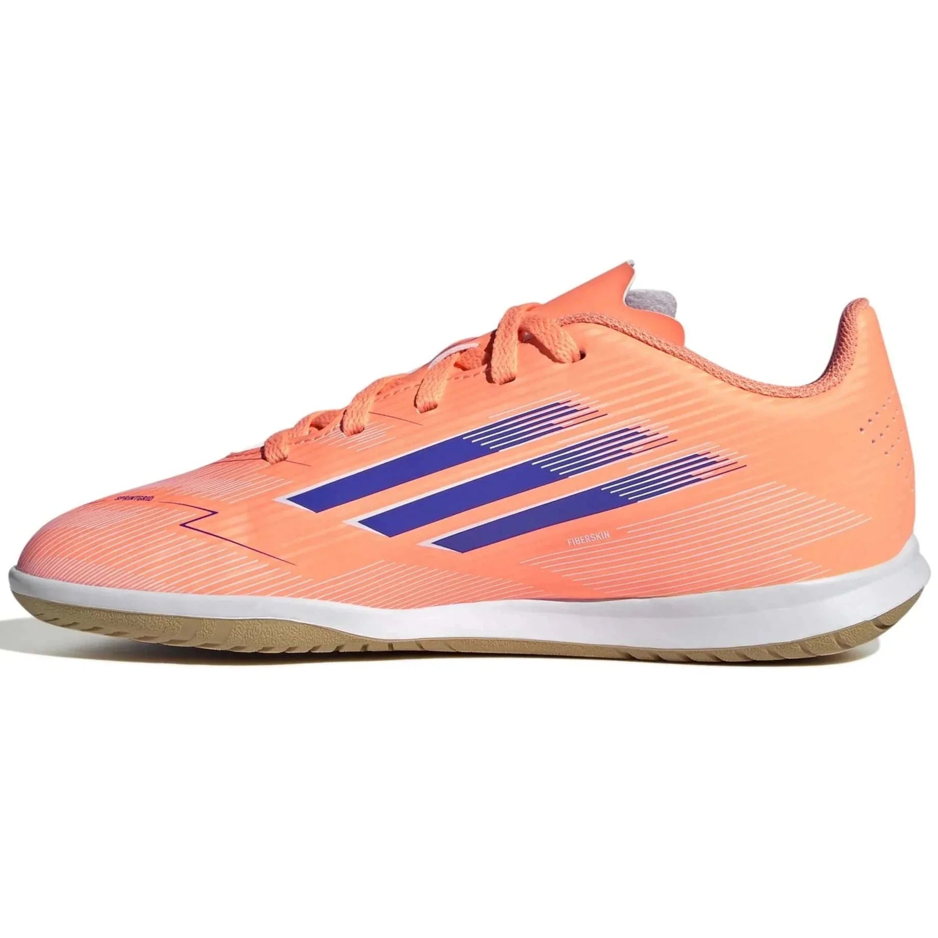 adidas Kids F50 Club Indoor Soccer Shoes - Coral Blaze Pack (FA25) 2