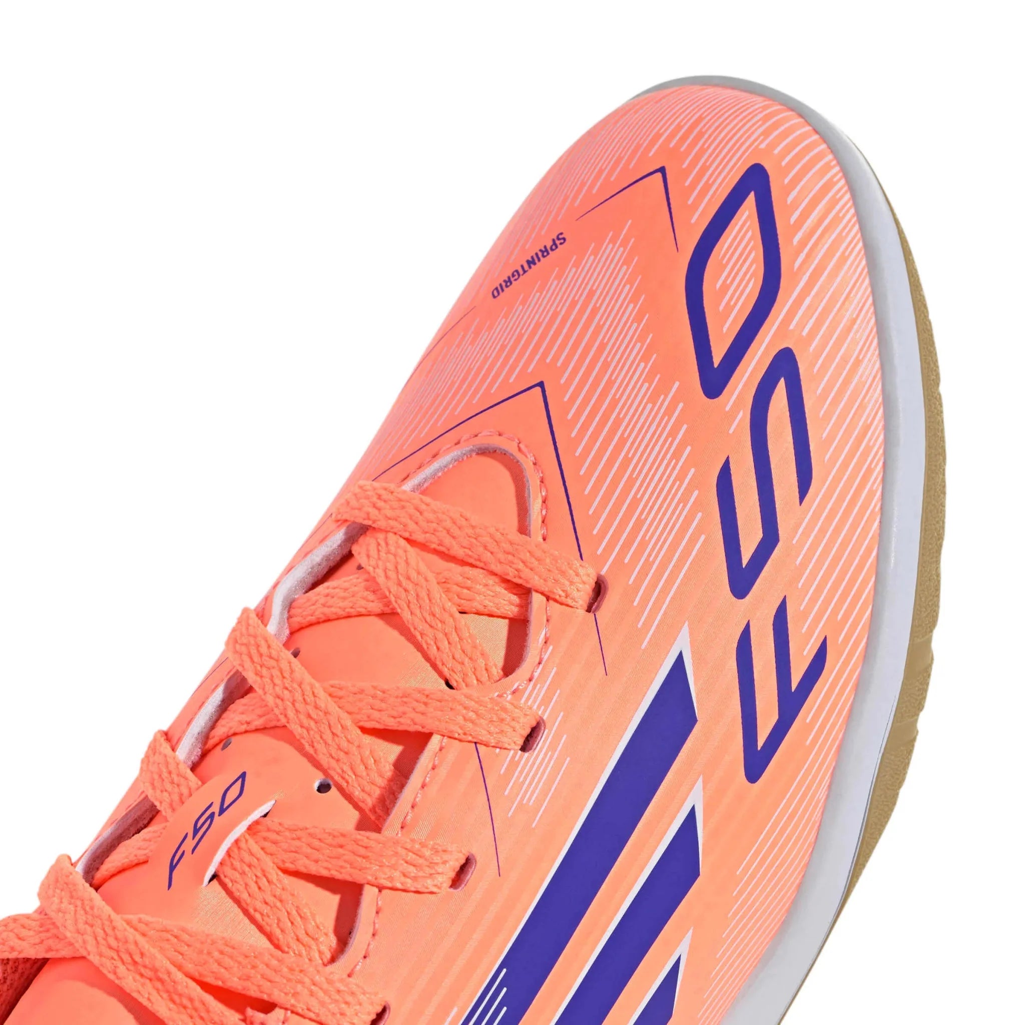 adidas Kids F50 Club Indoor Soccer Shoes - Coral Blaze Pack (FA25) 7