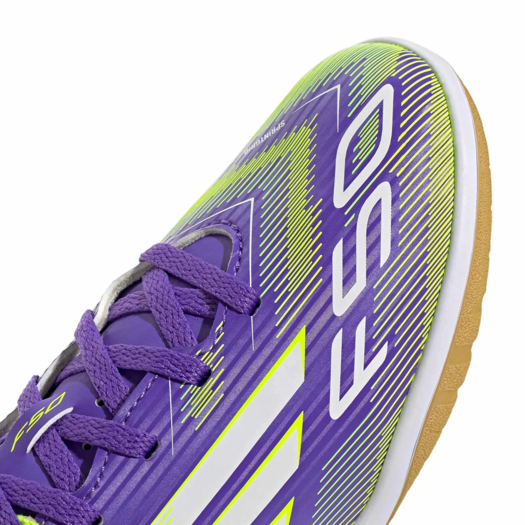 adidas Kid's F50 Club Indoor Soccer Shoes - Radiant Blaze Pack (FA25) 7