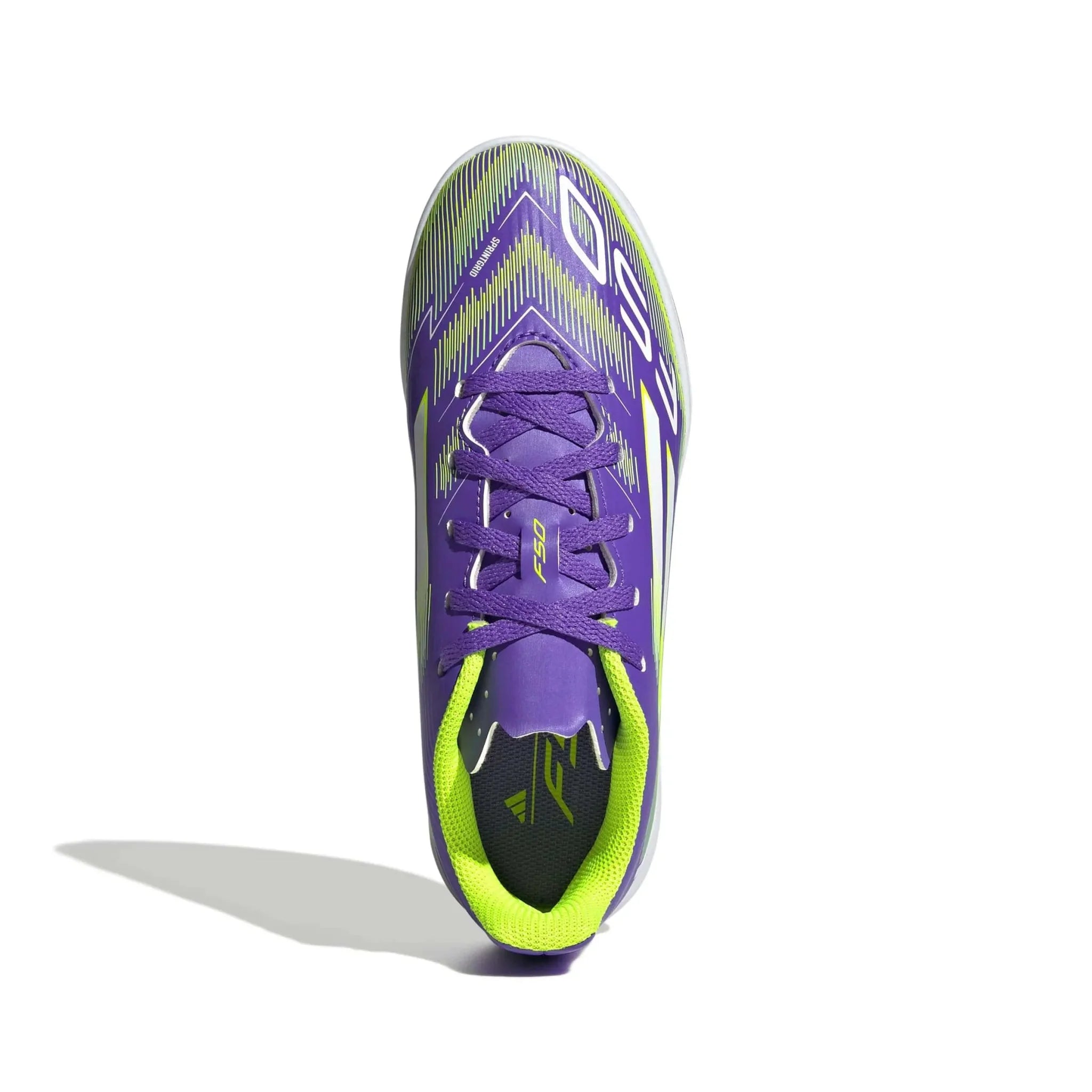 adidas Kid's F50 Club Indoor Soccer Shoes - Radiant Blaze Pack (FA25) 5