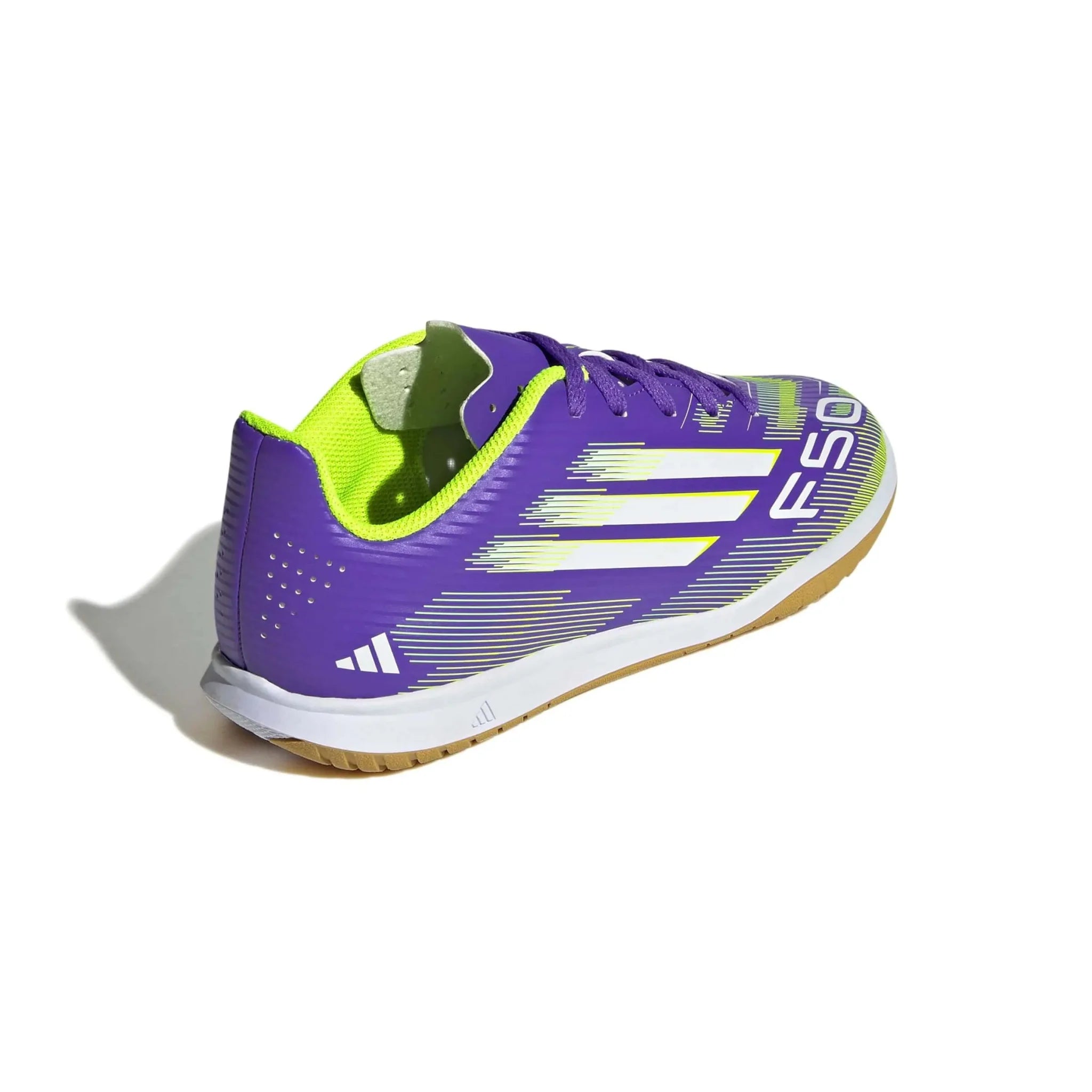 adidas Kid's F50 Club Indoor Soccer Shoes - Radiant Blaze Pack (FA25) 4