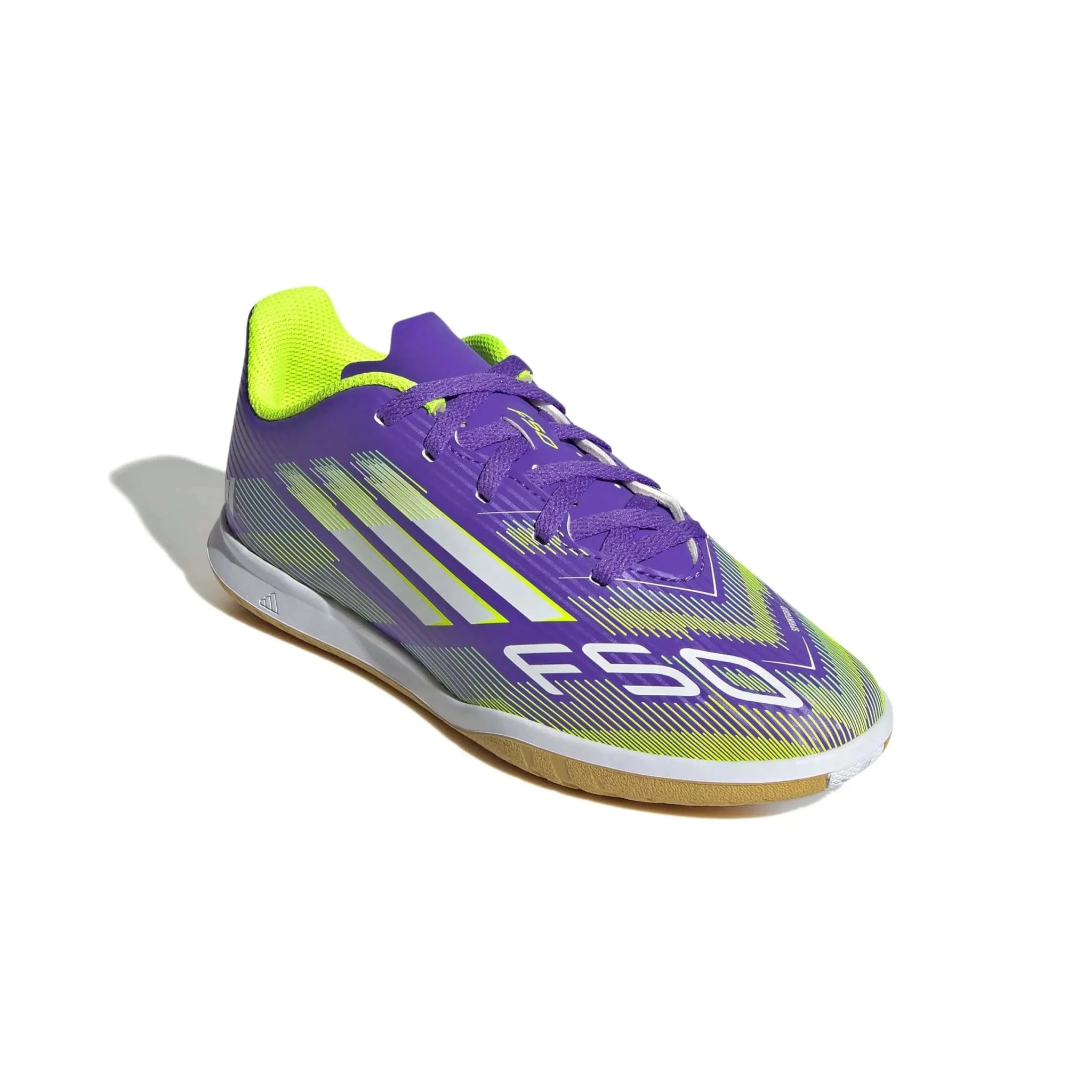 adidas Kid's F50 Club Indoor Soccer Shoes - Radiant Blaze Pack (FA25) 3