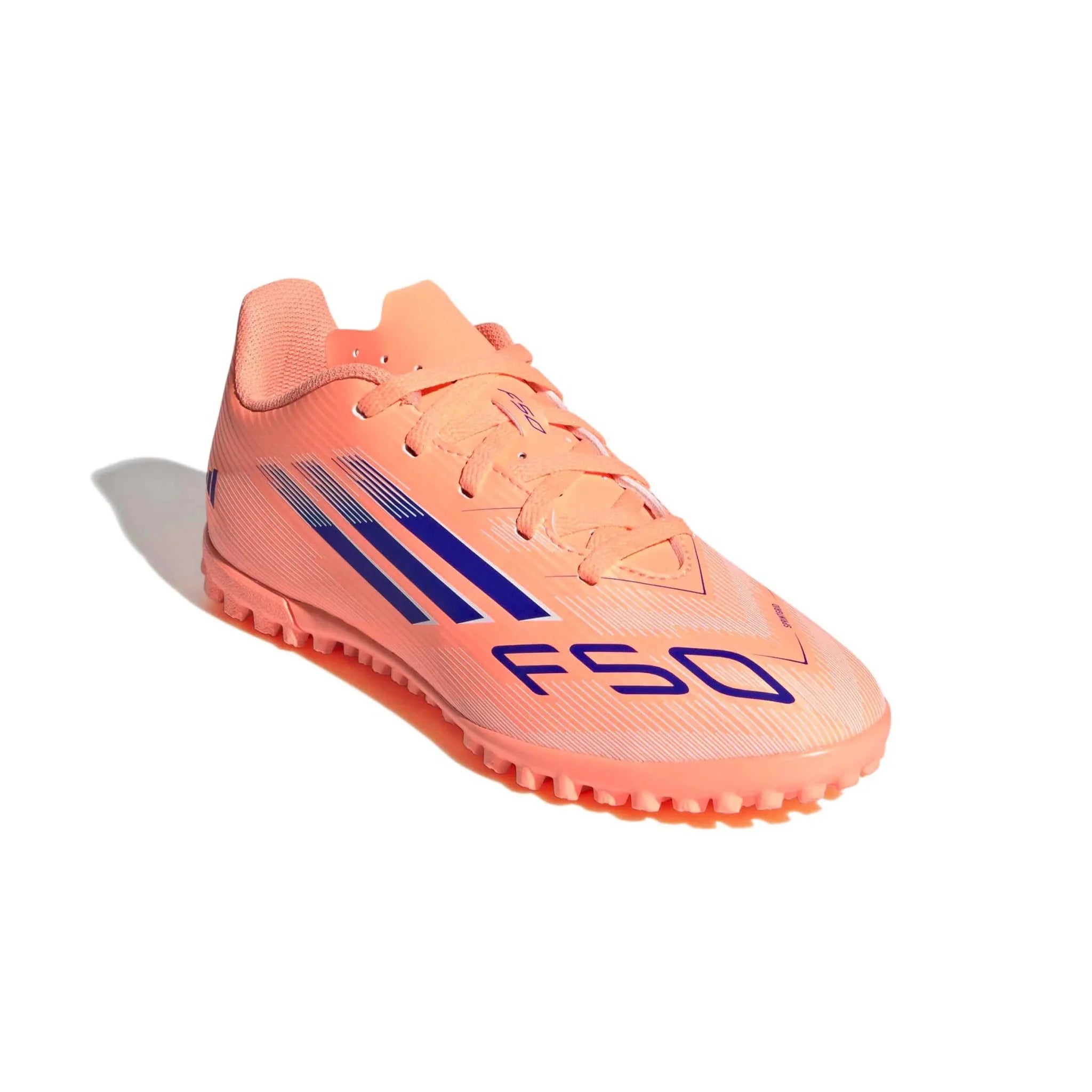 adidas Kids F50 Club Turf Soccer Shoes - Coral Blaze Pack (FA25) 3