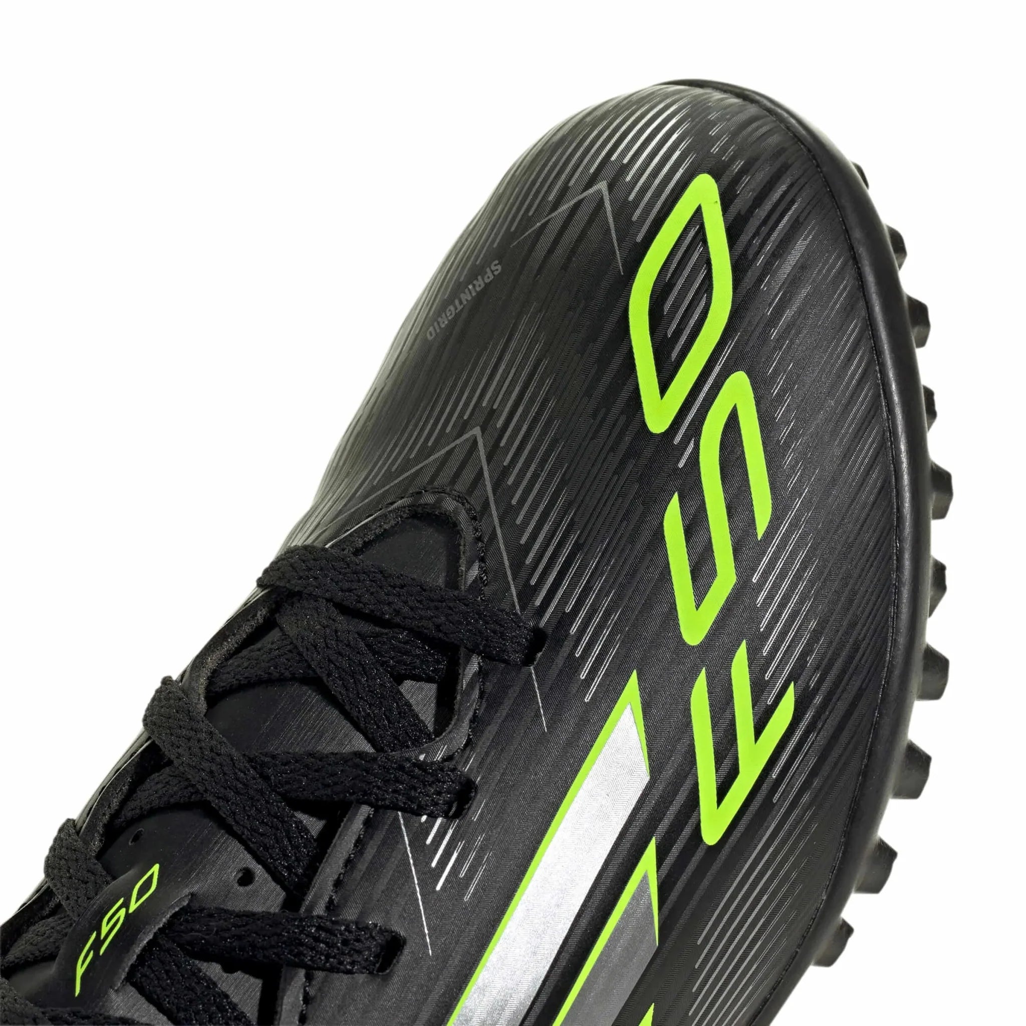 adidas Kid's F50 Club Turf Soccer Shoes - Electric Stealth Pack (FA25) 7