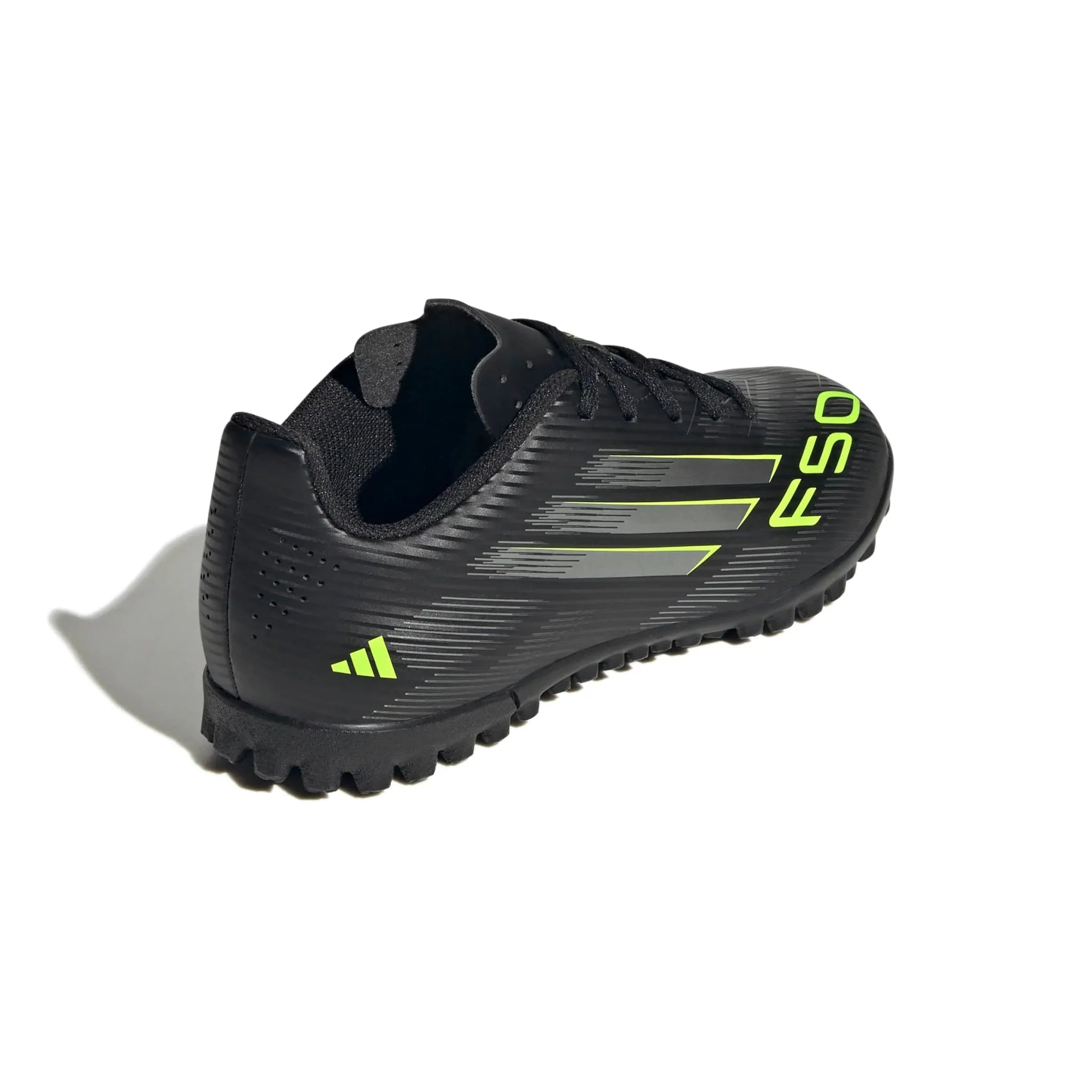 adidas Kid's F50 Club Turf Soccer Shoes - Electric Stealth Pack (FA25) 4