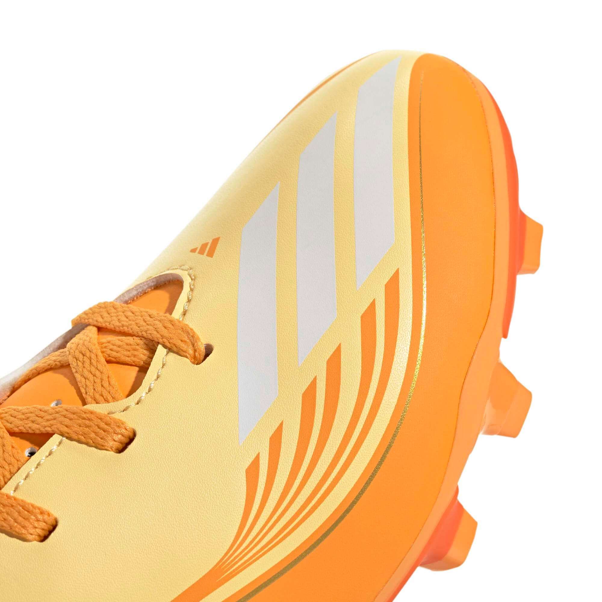 adidas Kids F50 Messi Club Firm/Multi Ground Soccer Cleats - Messi Hora Dorada Pack (SP26) 7