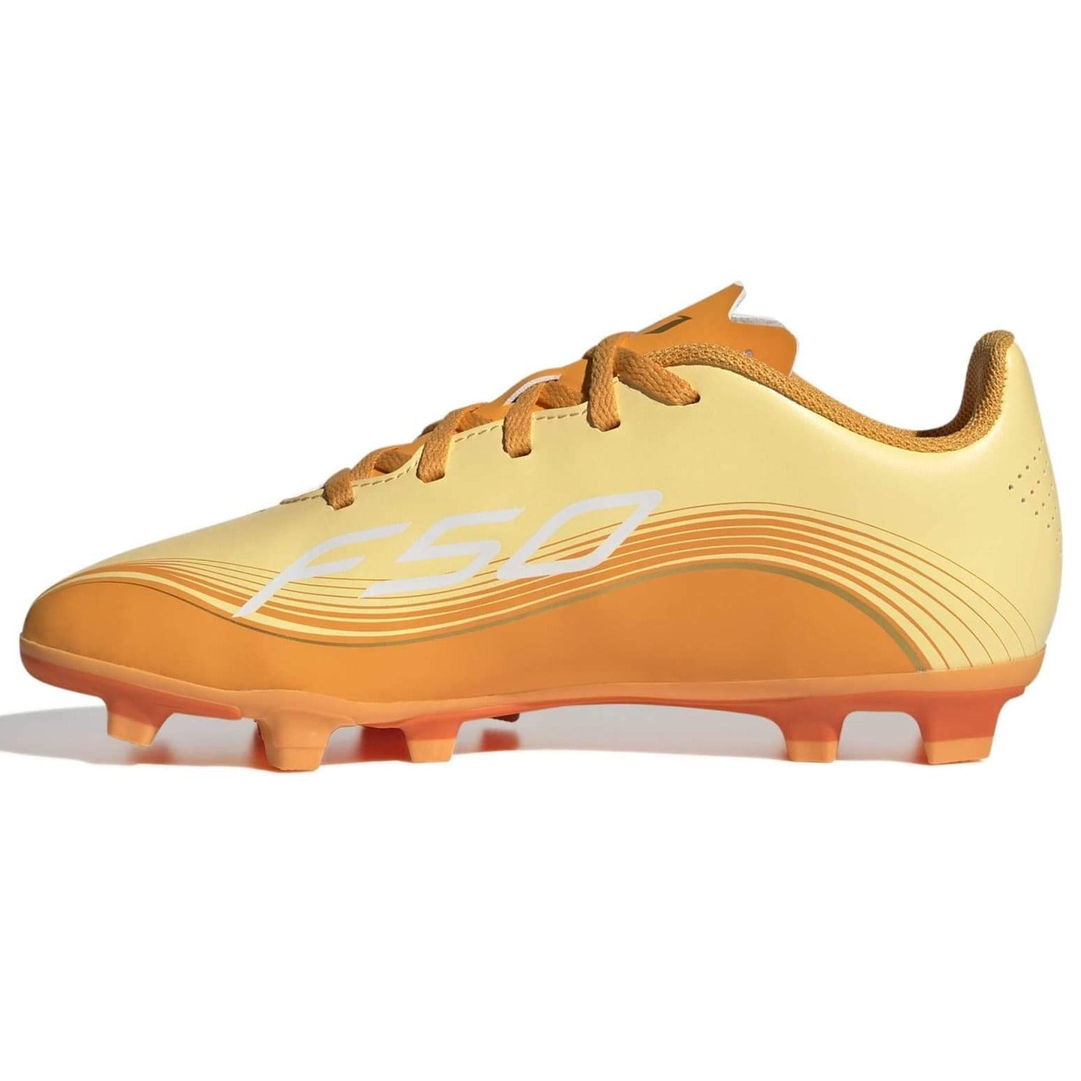 adidas Kids F50 Messi Club Firm/Multi Ground Soccer Cleats - Messi Hora Dorada Pack (SP26) 2