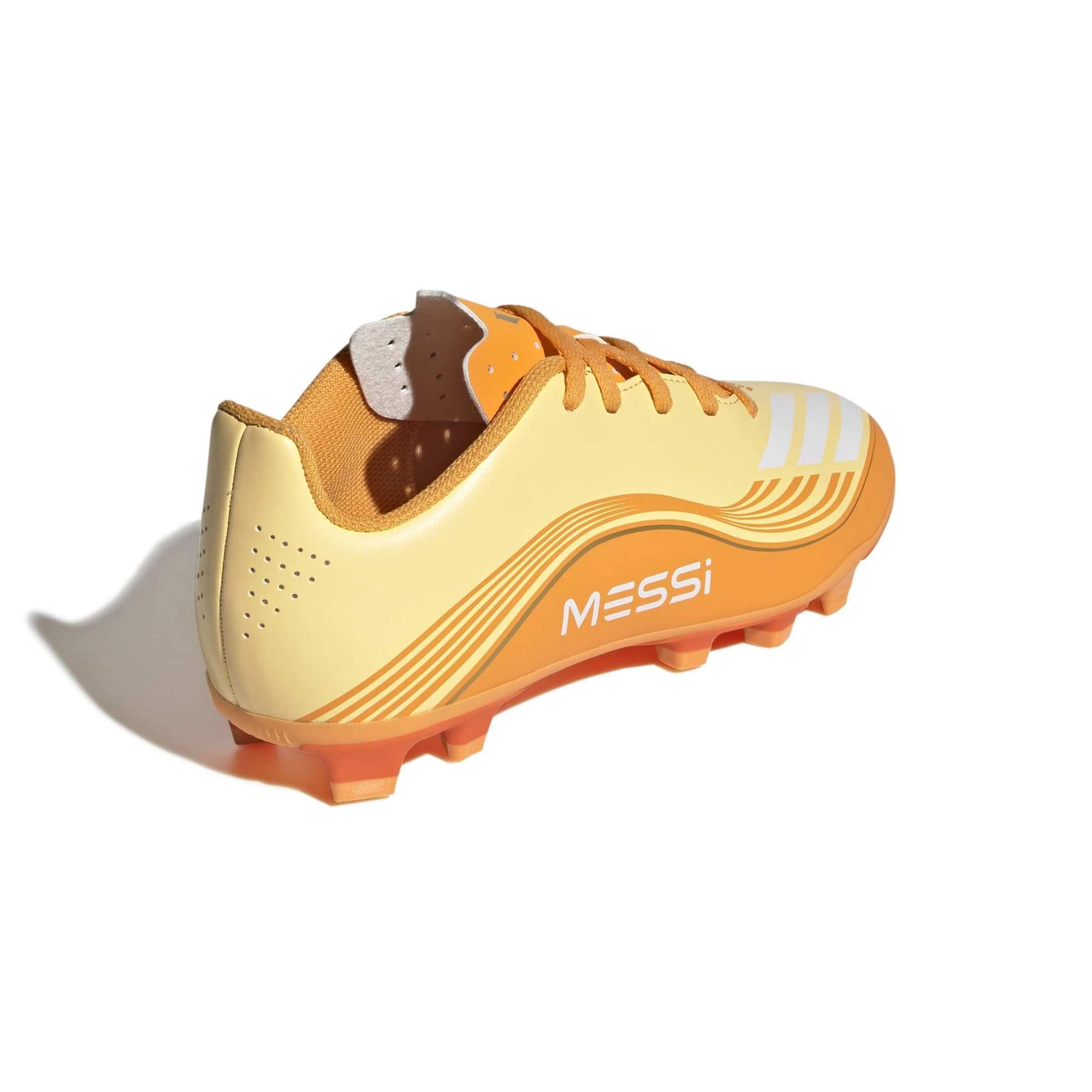 adidas Kids F50 Messi Club Firm/Multi Ground Soccer Cleats - Messi Hora Dorada Pack (SP26) 4