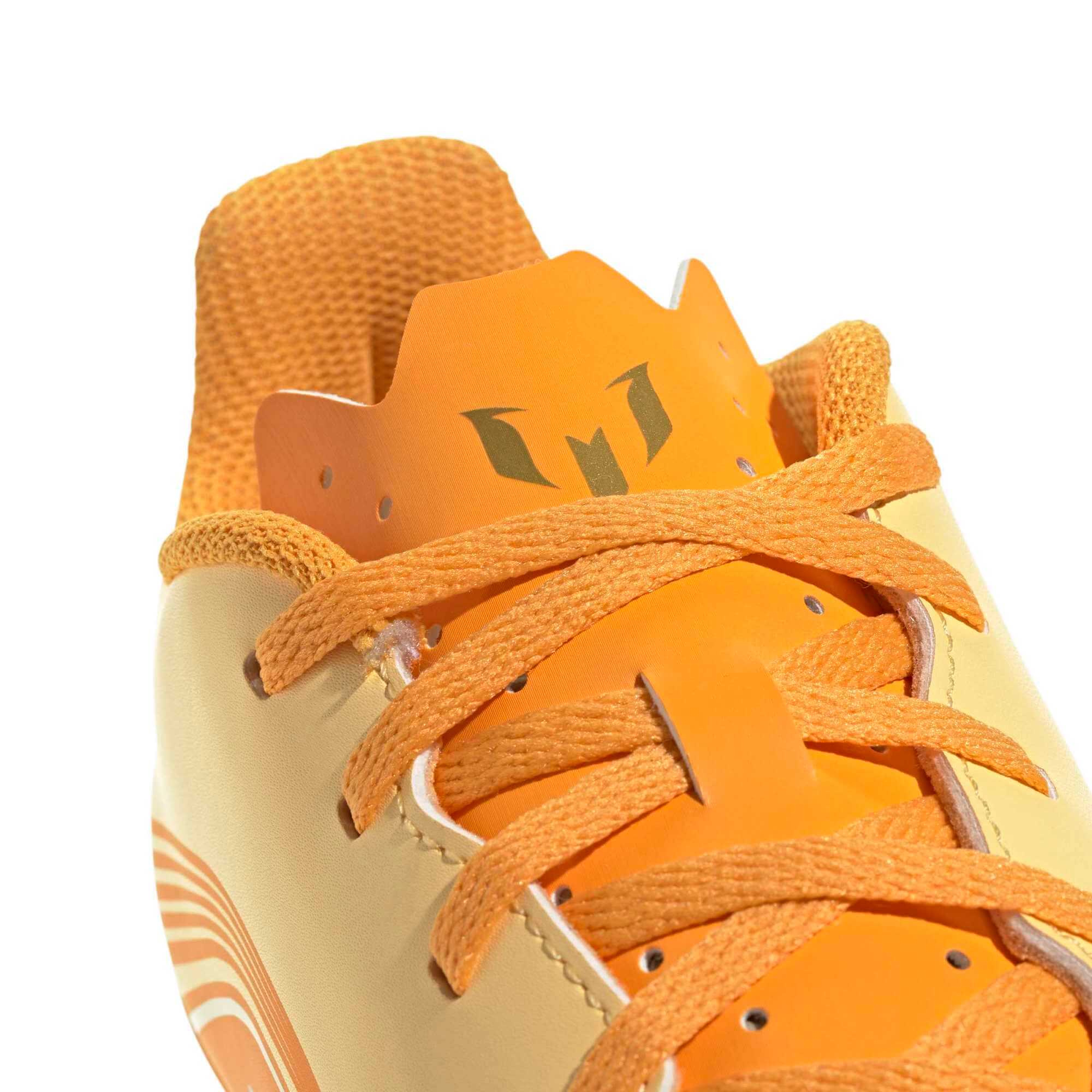 adidas Kids F50 Messi Club Firm/Multi Ground Soccer Cleats - Messi Hora Dorada Pack (SP26) 8