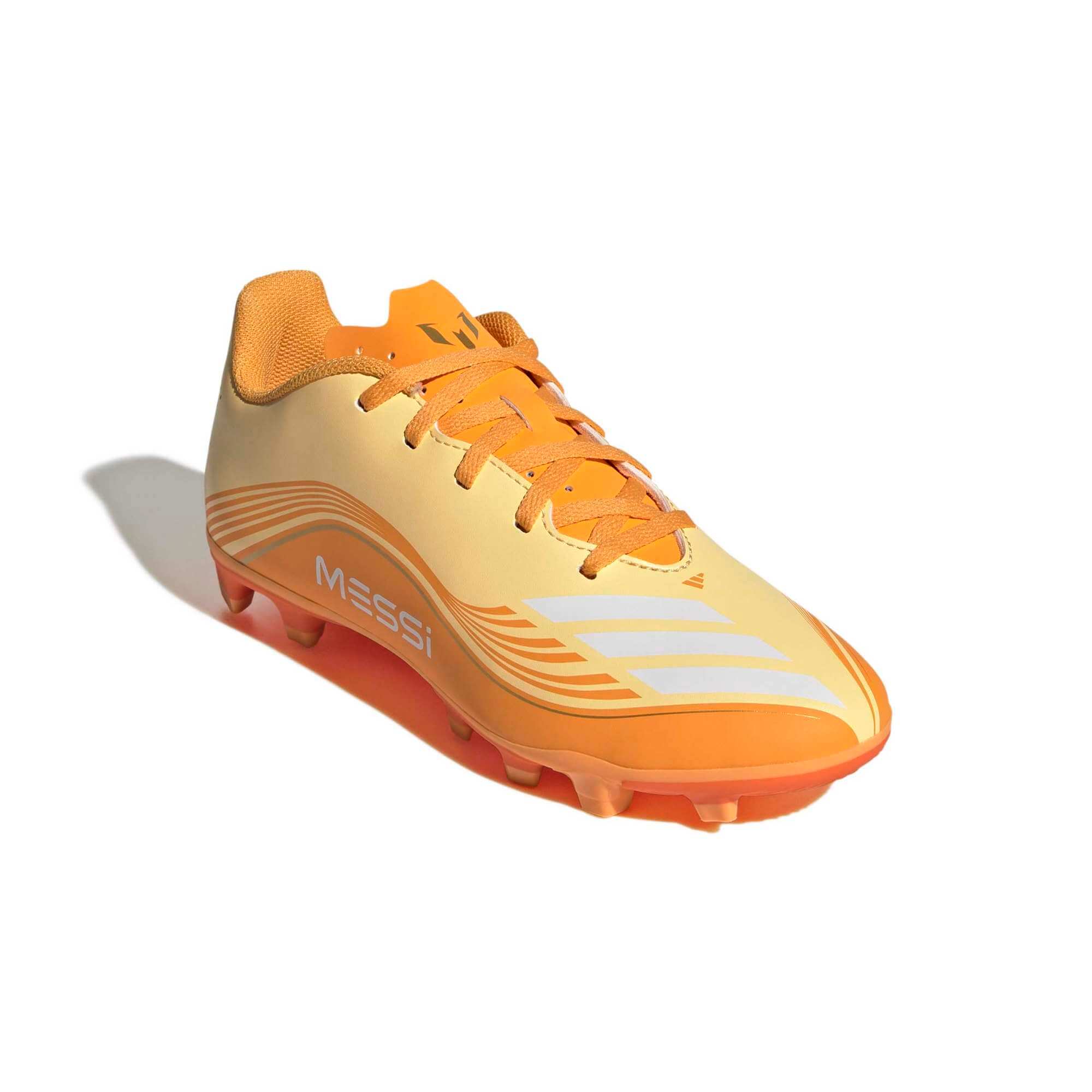 adidas Kids F50 Messi Club Firm/Multi Ground Soccer Cleats - Messi Hora Dorada Pack (SP26) 3