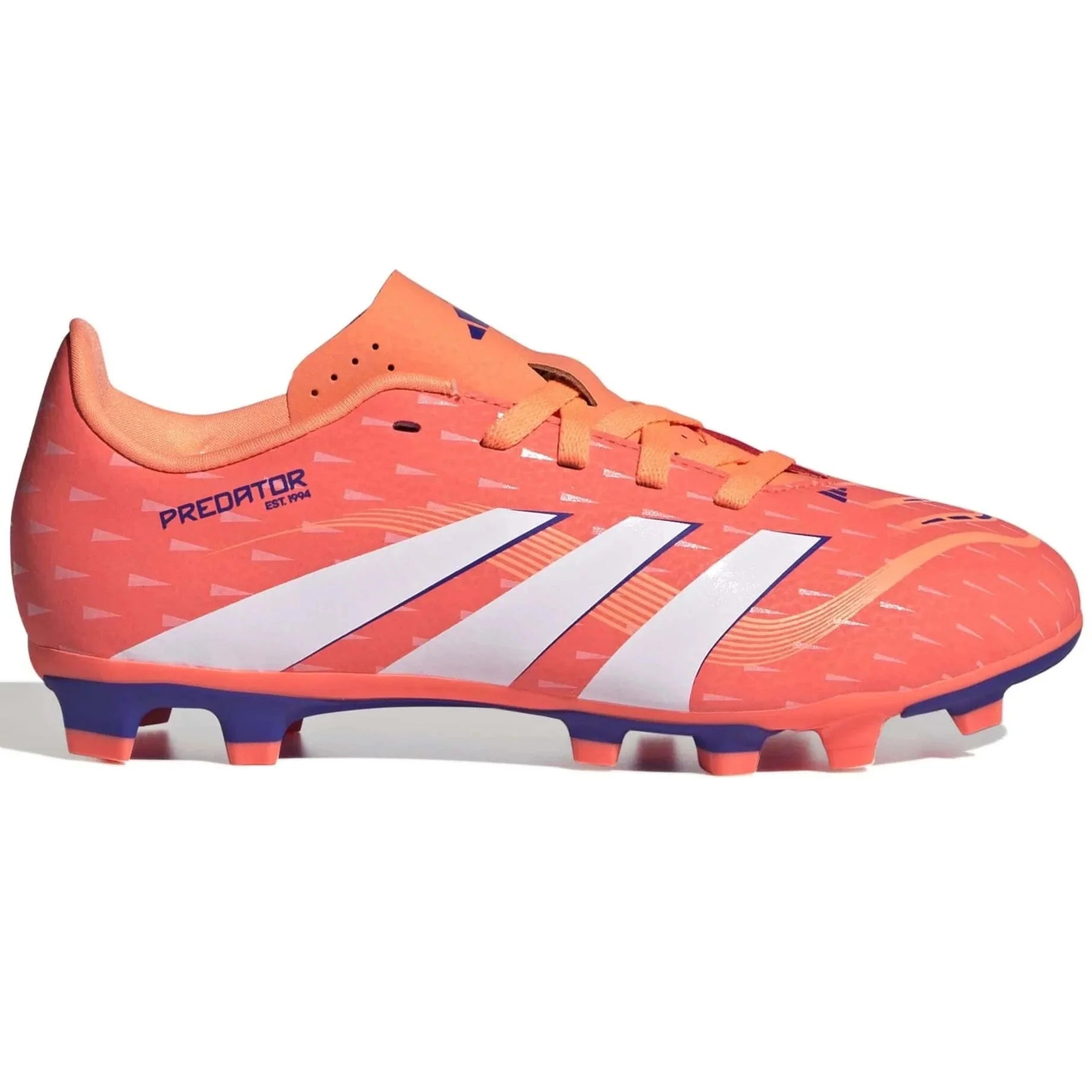 adidas Kids Predator Club Firm/Multi Ground Soccer Cleats - Coral Blaze Pack (FA25) 1