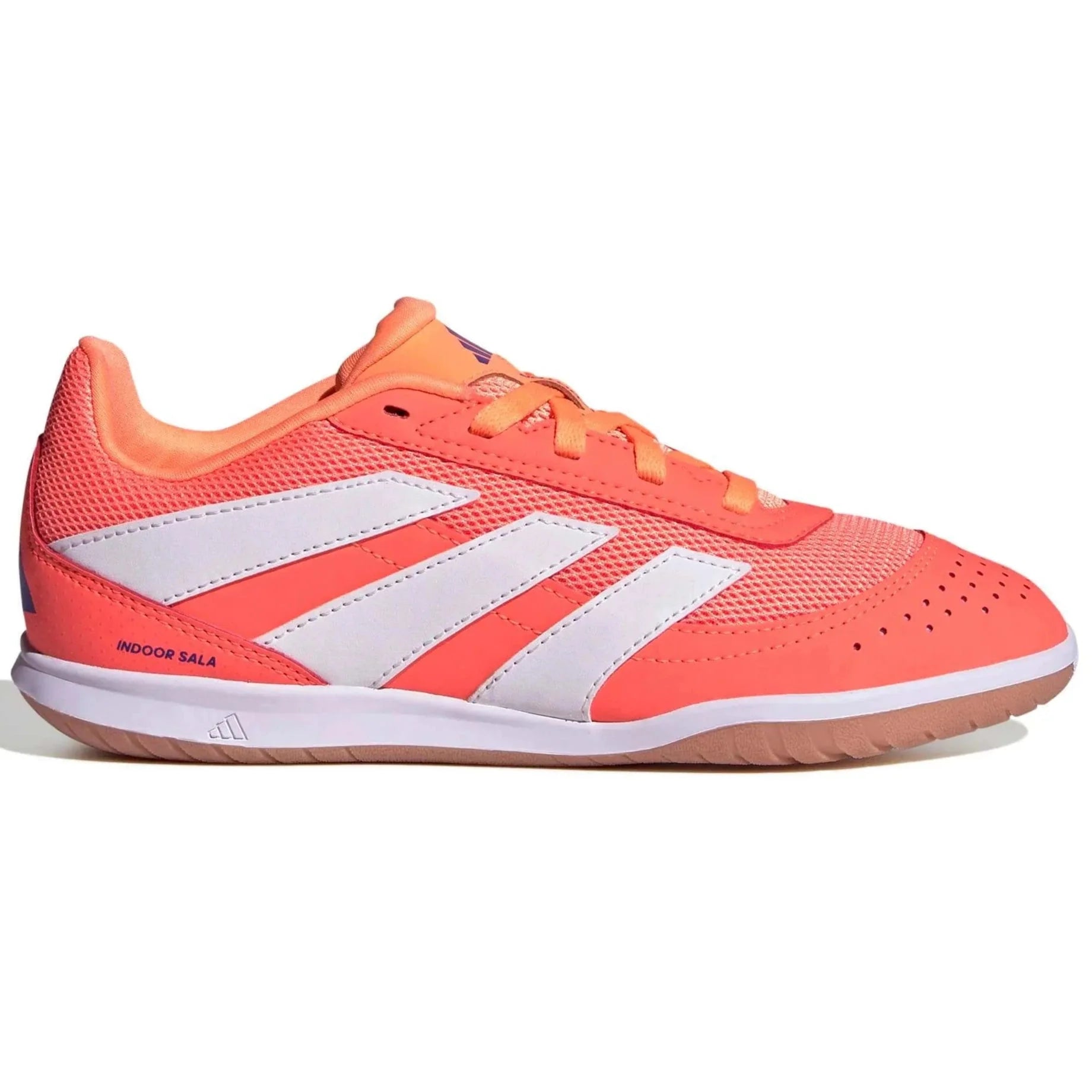 adidas Kids Predator Club Sala Indoor Soccer Shoes - Coral Blaze Pack (FA25) 1