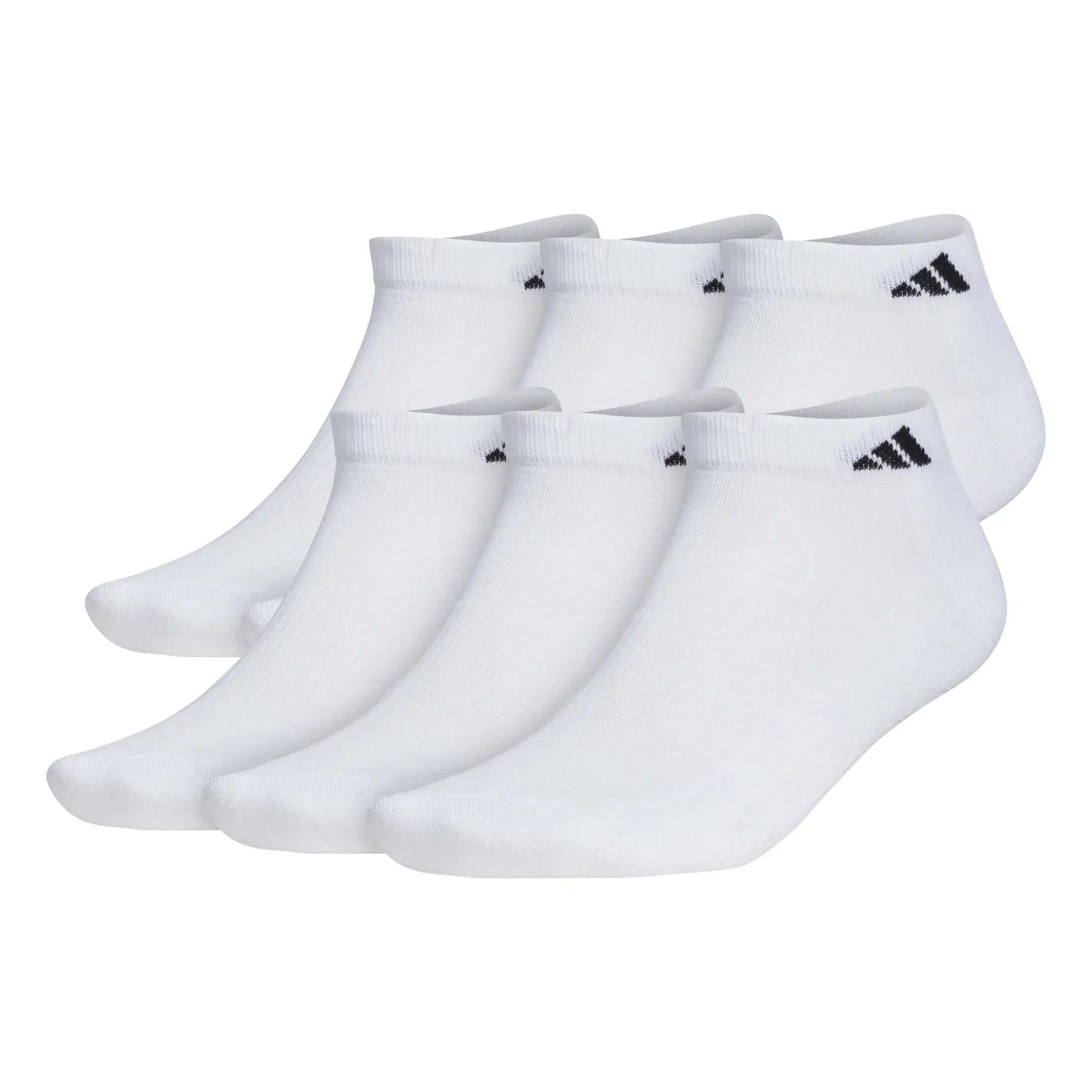 adidas Men's Athletic Cushioned 6-Pack Low-Cut Socks 1