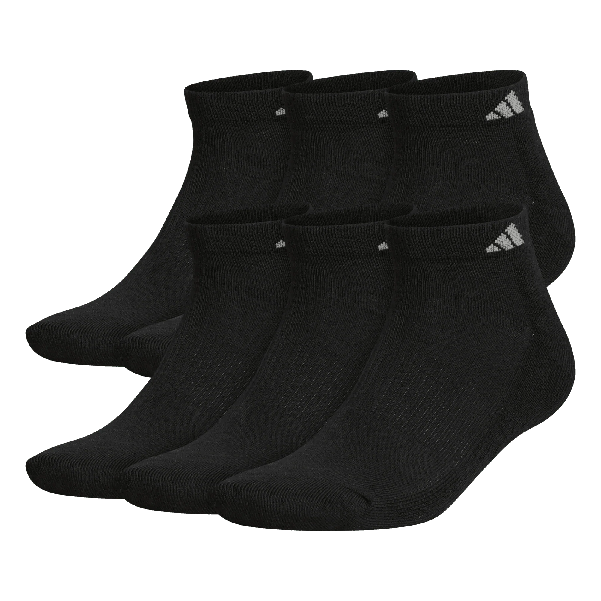 adidas Men's Athletic Cushioned 6-Pack Low-Cut Socks 5