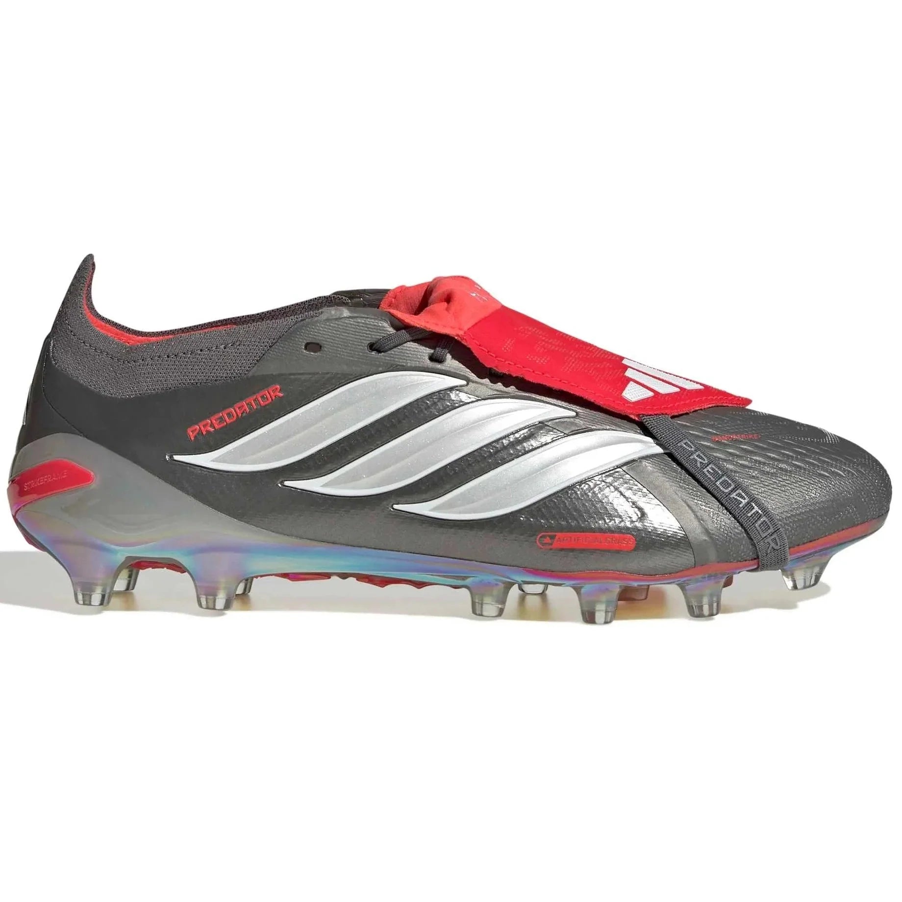adidas Predator Elite Fold-Over Tongue Artificial Grass Soccer Cleats - Finishers Steel Pack (SP26) 1