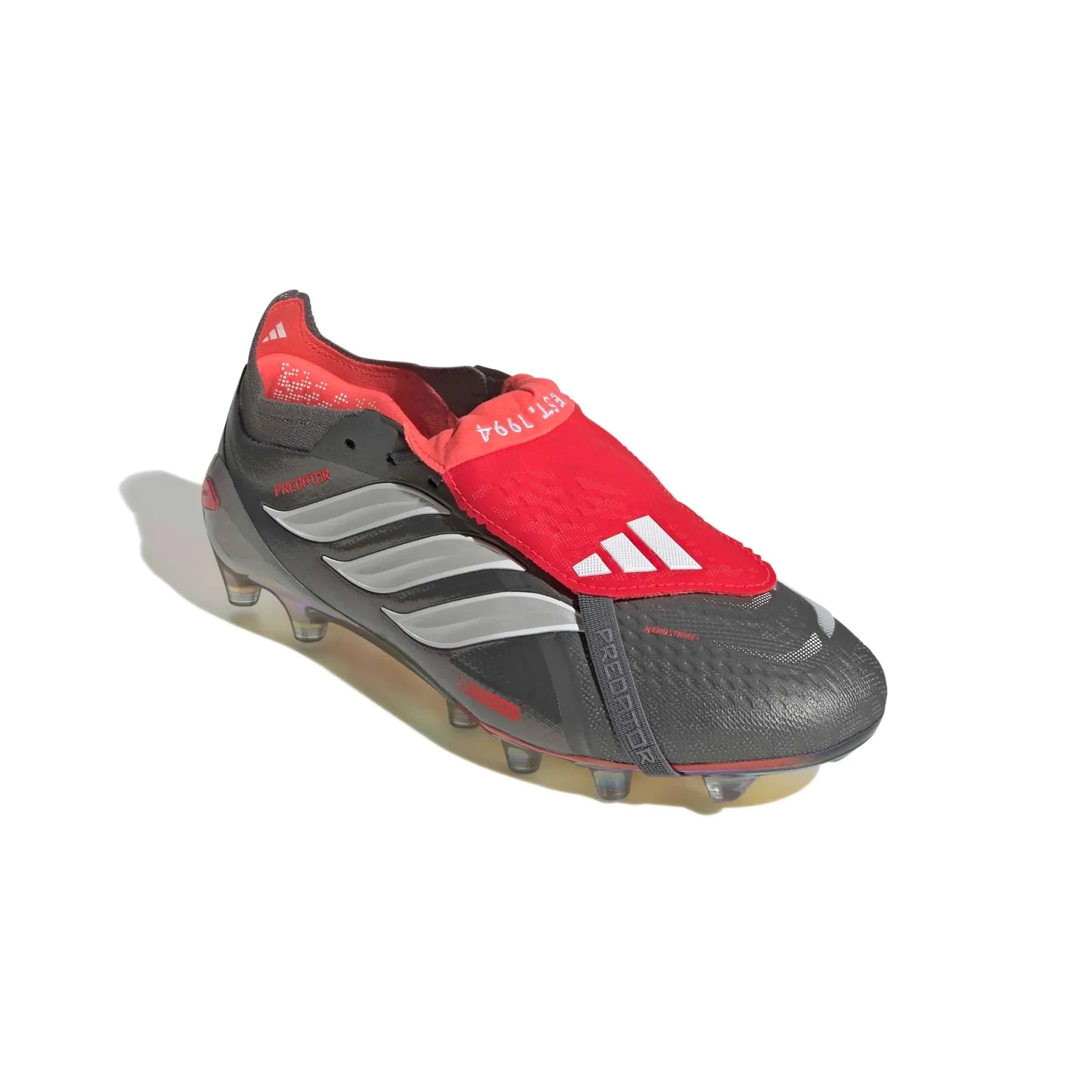 adidas Predator Elite Fold-Over Tongue Artificial Grass Soccer Cleats - Finishers Steel Pack (SP26) 3