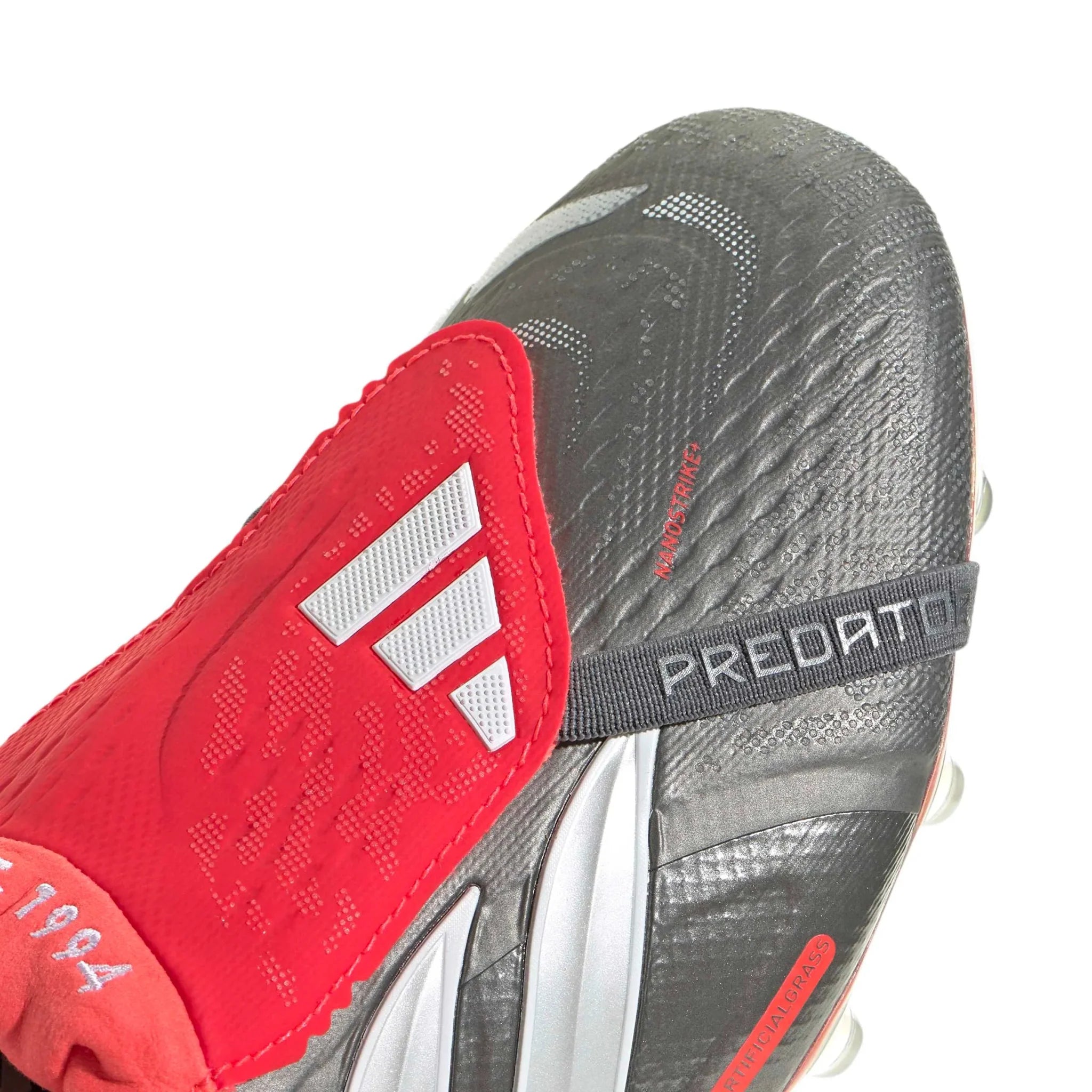 adidas Predator Elite Fold-Over Tongue Artificial Grass Soccer Cleats - Finishers Steel Pack (SP26) 7