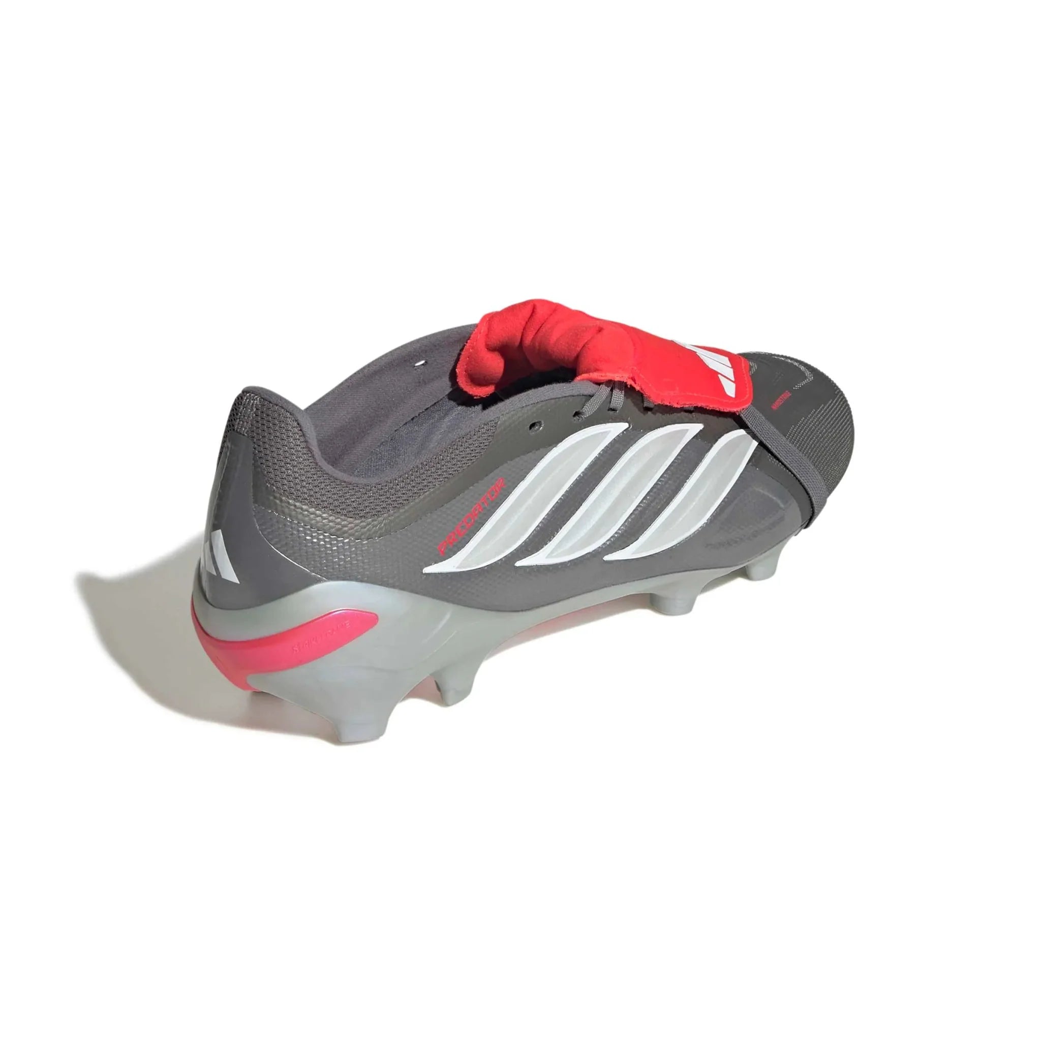 adidas Predator League Fold-Over Tongue Firm Ground Soccer Cleats - Finishers Steel Pack (SP26) 4