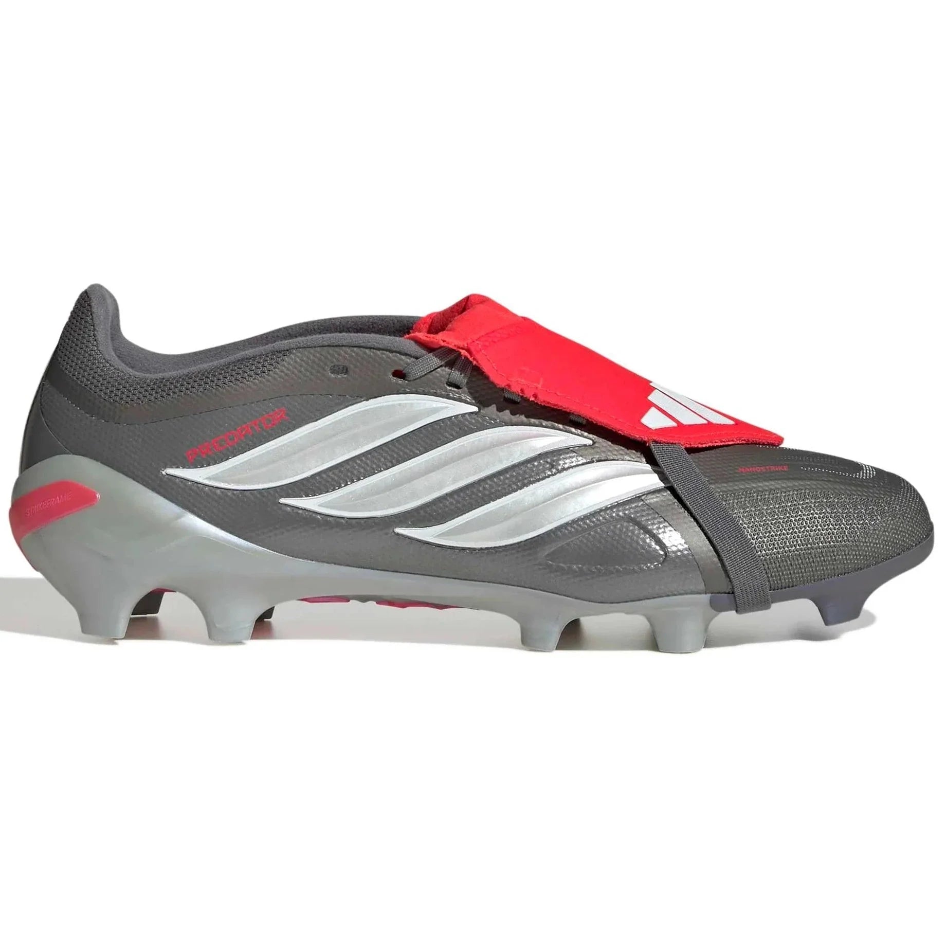 adidas Predator League Fold-Over Tongue Firm Ground Soccer Cleats - Finishers Steel Pack (SP26) 1