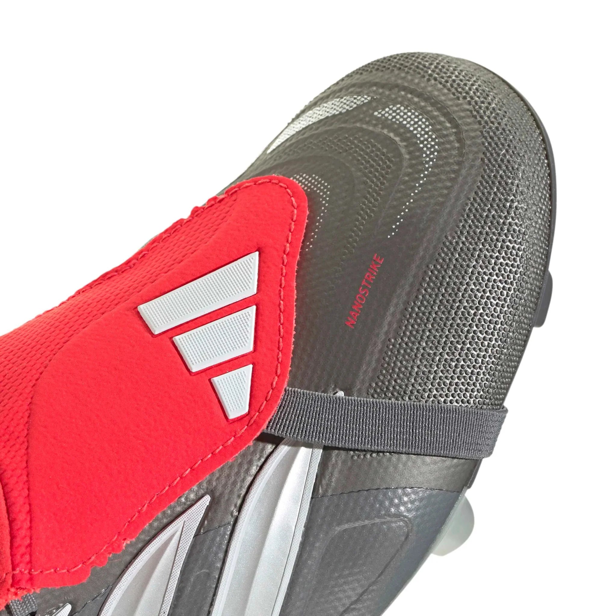 adidas Predator League Fold-Over Tongue Firm Ground Soccer Cleats - Finishers Steel Pack (SP26) 7