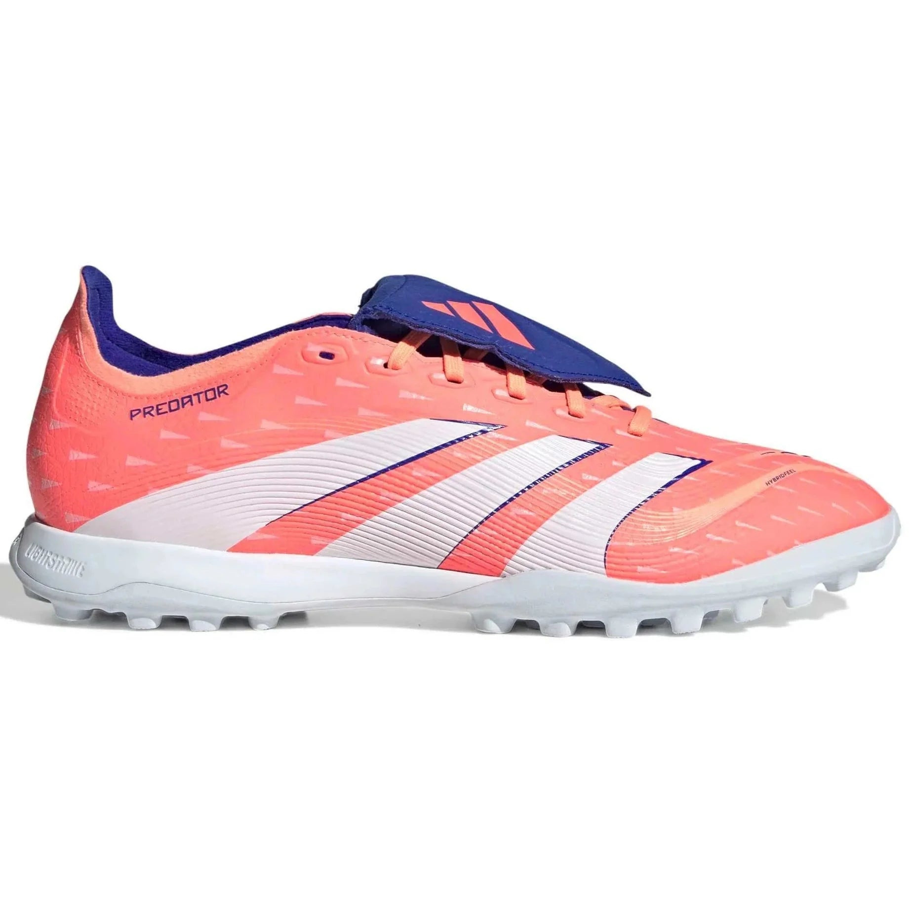 adidas Predator League Fold-Over Tongue Turf Soccer Shoes - Coral Blaze Pack (FA25) 1