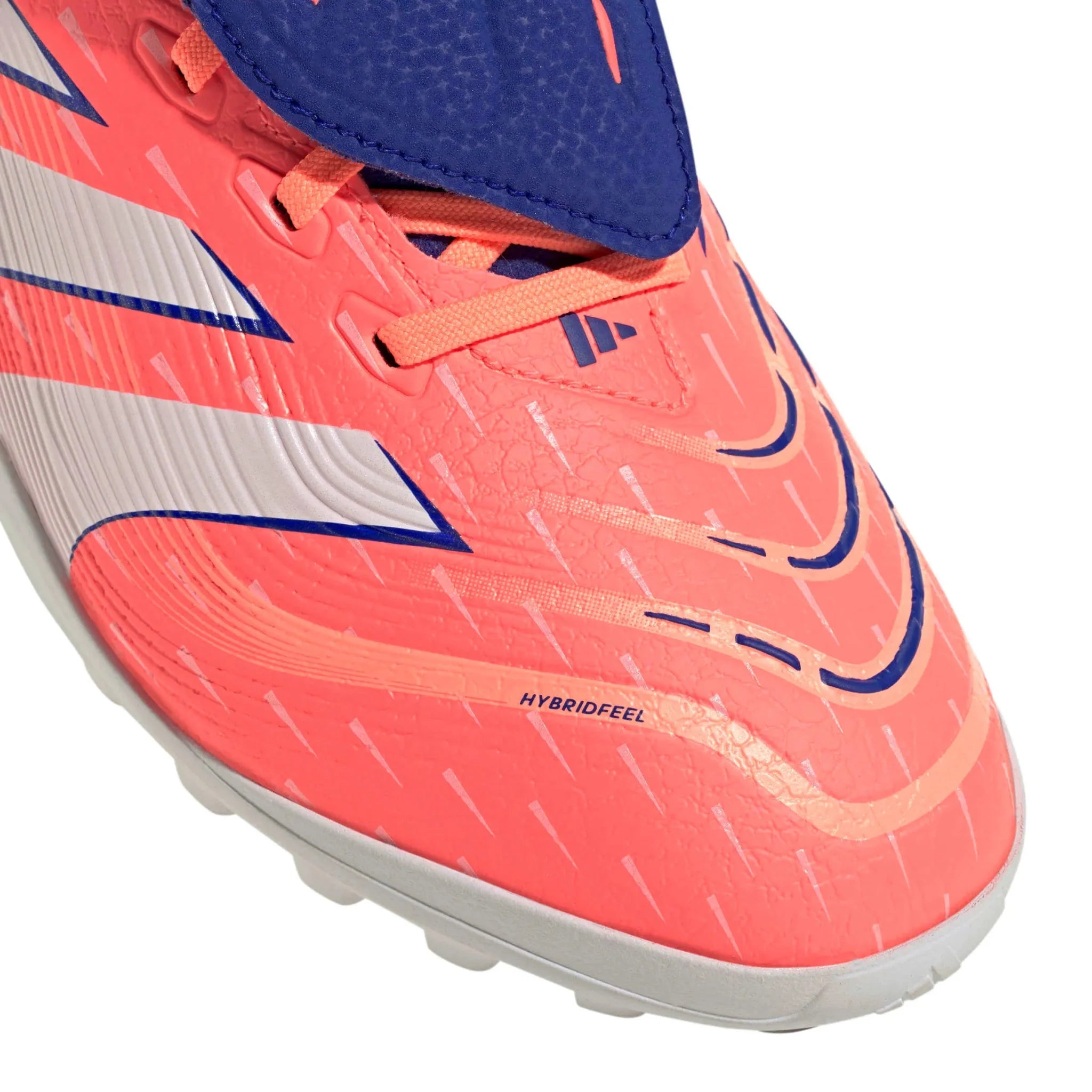 adidas Predator League Fold-Over Tongue Turf Soccer Shoes - Coral Blaze Pack (FA25) 7