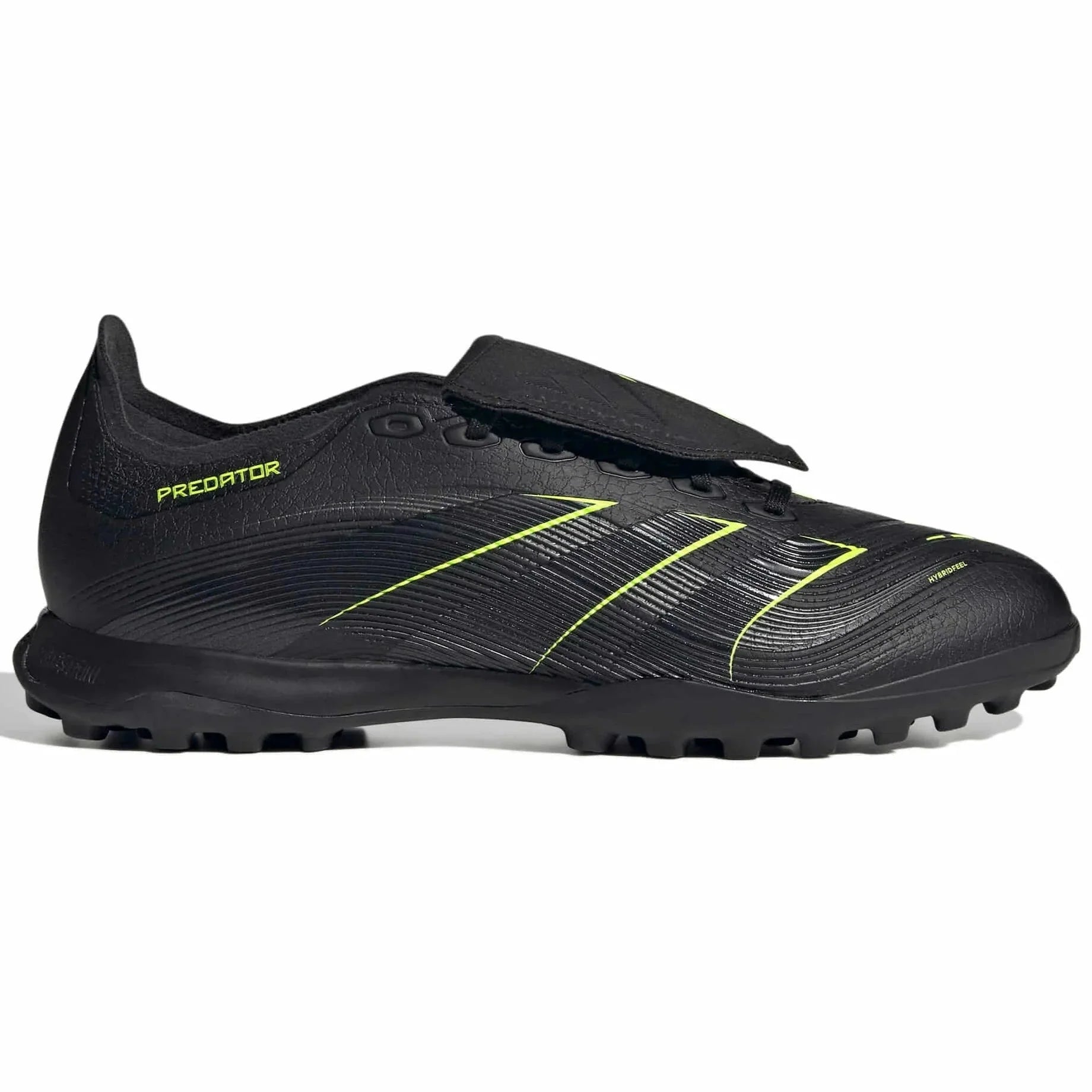 adidas Predator League Fold-Over Tongue Turf Soccer Shoes - Electric Stealth Pack (FA25) 1